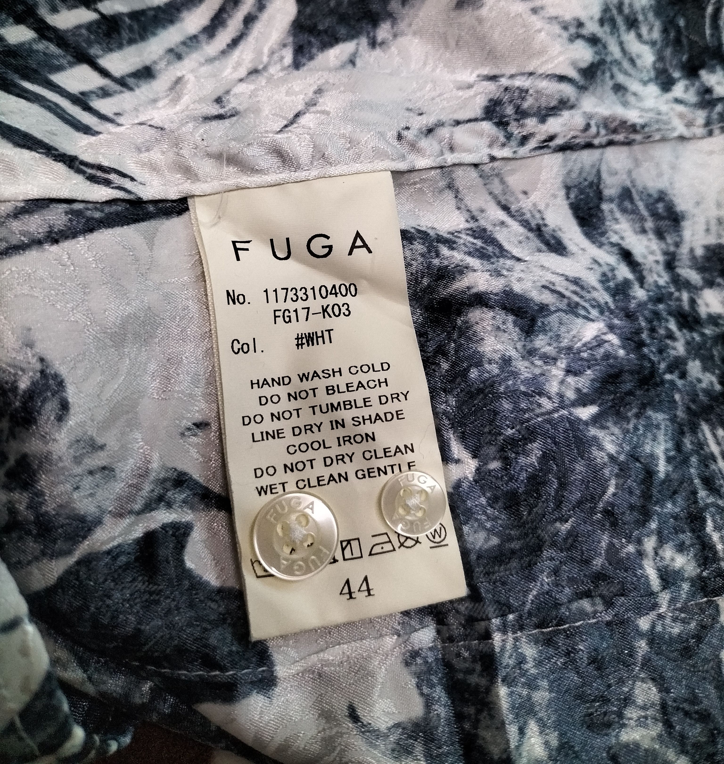 GOSTAR DE FUGA Fuga floral patern 3/4 sleeve shirt Size US S / EU 44-46 / 1 - 7 Thumbnail