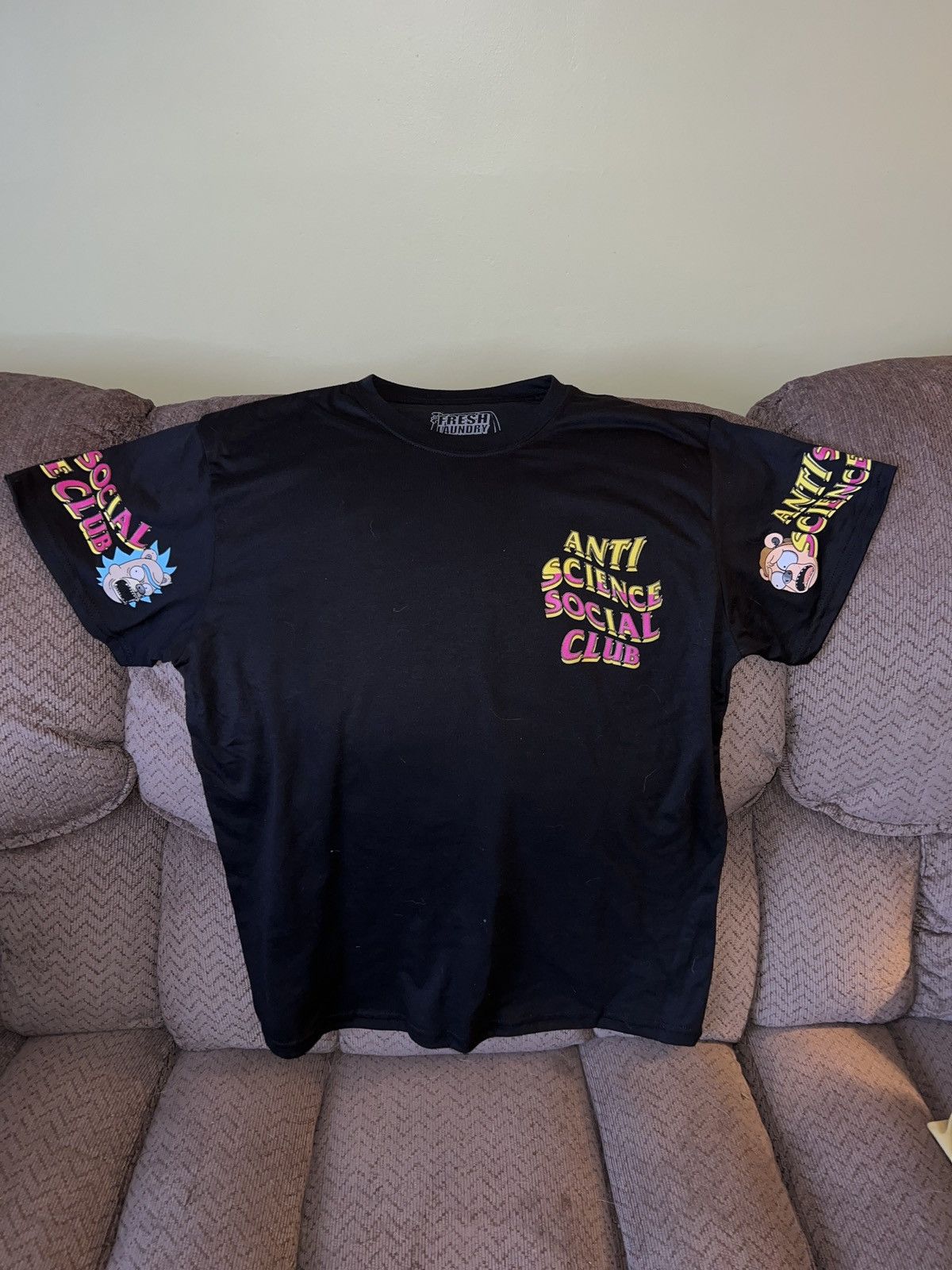 Hypebeast Fresh Laundry Anti Science Social Club Tee Size US L / EU 52-54 / 3 - 1 Thumbnail