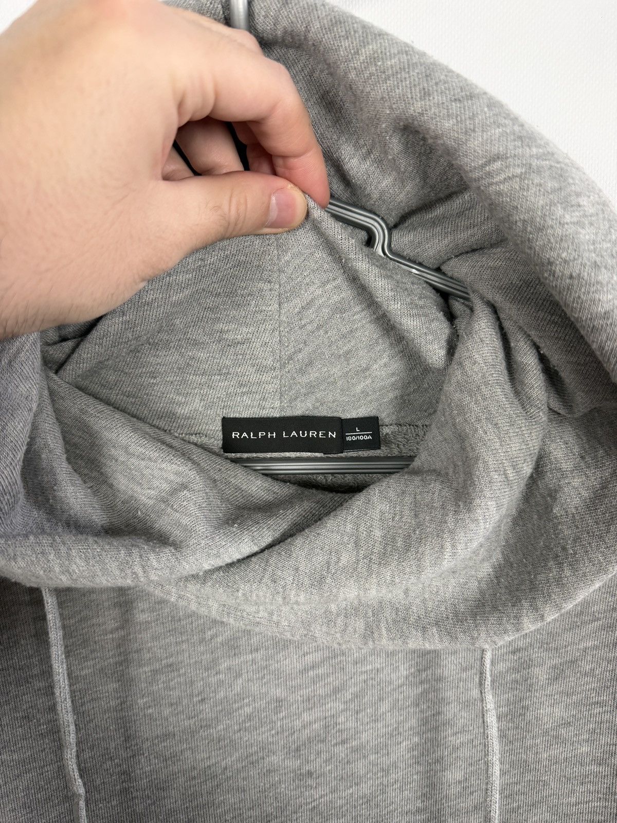 Ralph Lauren Black Label Ralph Lauren Black Label Hoodie Funnel Neck Hooded Pullover Size US L / EU 52-54 / 3 - 8 Thumbnail