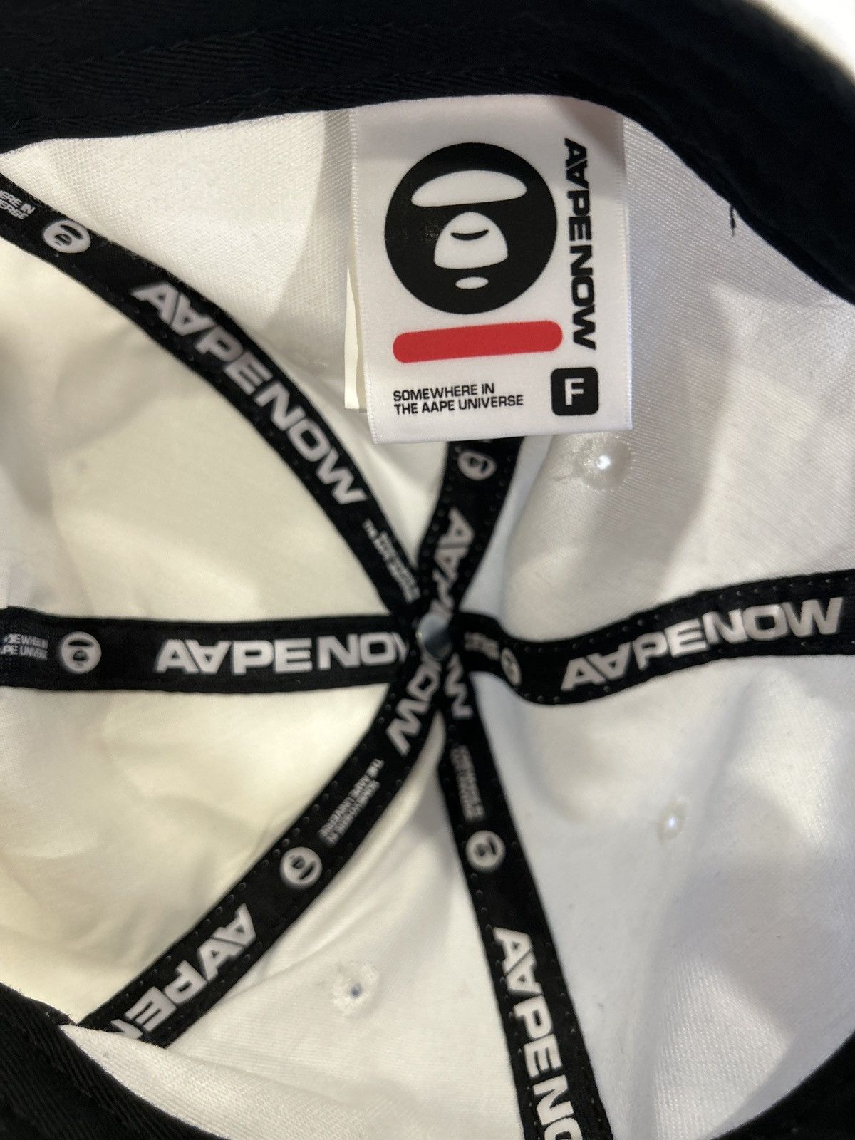 Bape Bape A ape white hat Size ONE SIZE - 4 Thumbnail