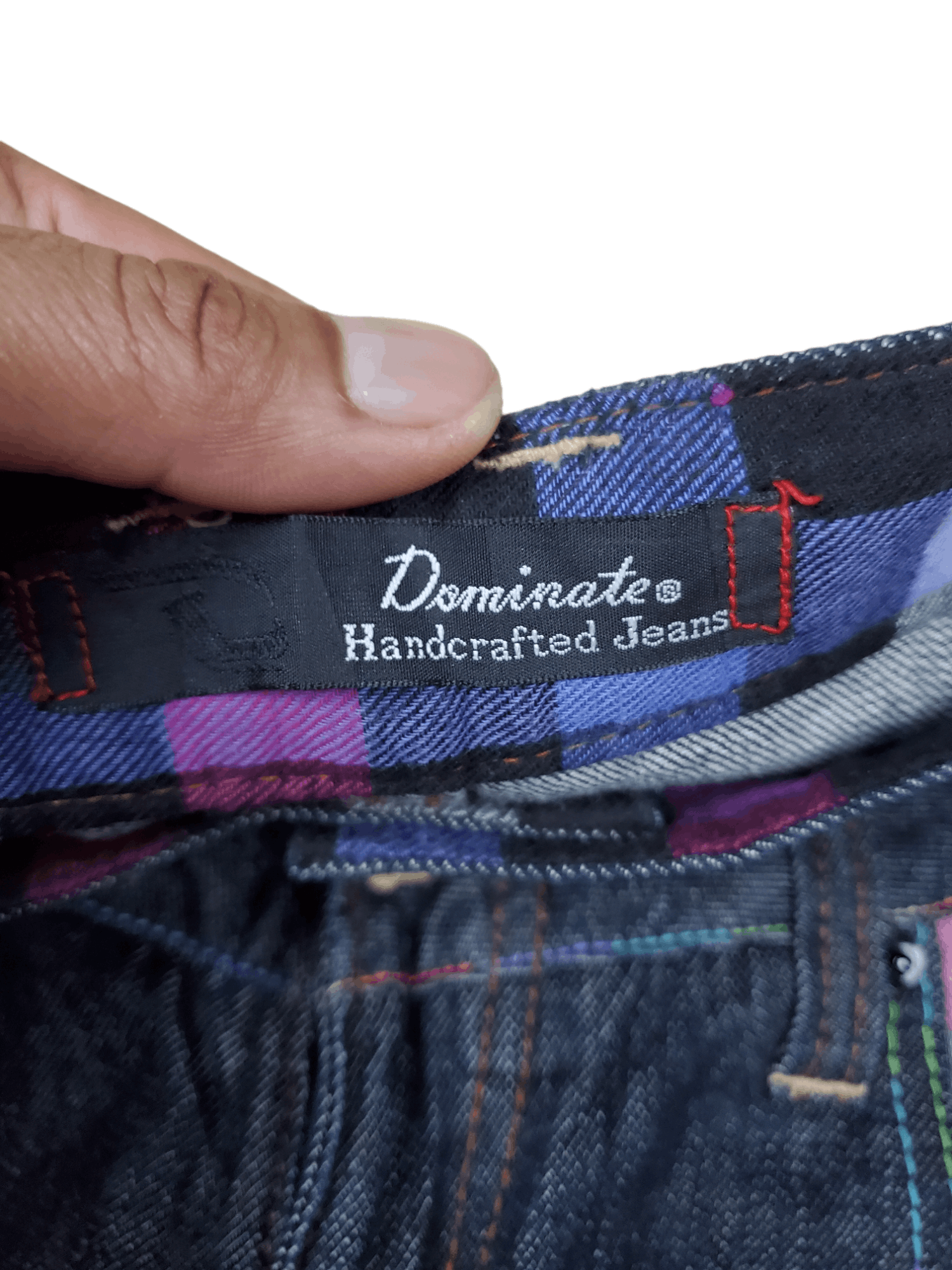 Japanese Brand × Vintage 🔥Vintage Denim Double Waist Dominate Handcrafted Jeans🔥 Size US 32 / EU 48 - 7 Thumbnail