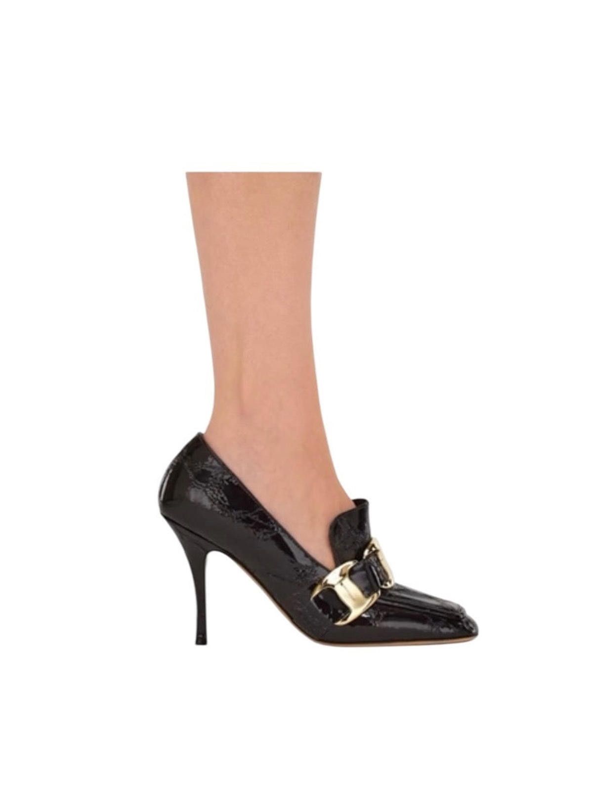 Salvatore Ferragamo Ferragamo Maxi Vara Plate Pump Size US 7.5 / IT 37.5 - 4 Thumbnail