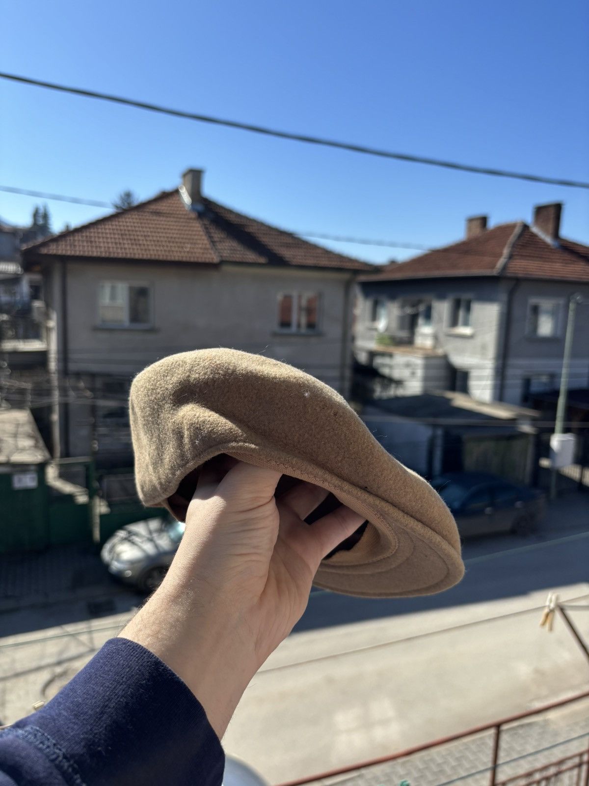 Kangol Kangol Virgin Wool Cabbie Newsboy Hat Cap Light Brown Size ONE SIZE - 2 Thumbnail