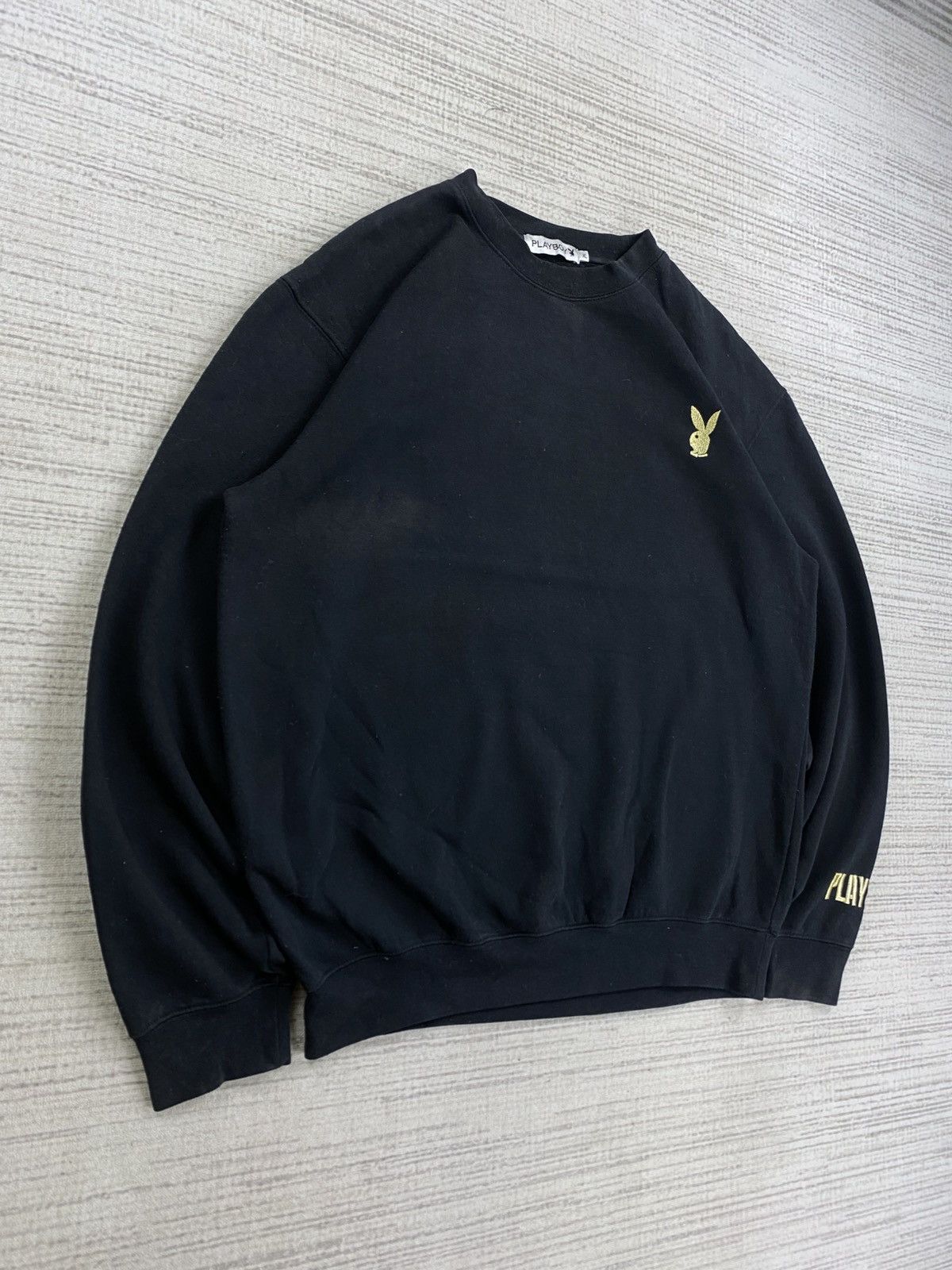 Japanese Brand × Playboy × Vintage Vintage Playboy Big Embroiderey Logo Sweatshirt Size US L / EU 52-54 / 3 - 3 Thumbnail