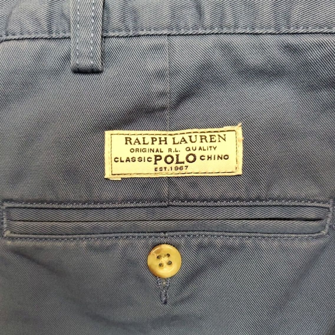 Polo Ralph Lauren Polo Ralph Lauren Shorts Mens 38 Blue Prospect 100% Cotton Twill Chino Outdoor Shorts Size US M / EU 48-50 / 2 - 6 Thumbnail