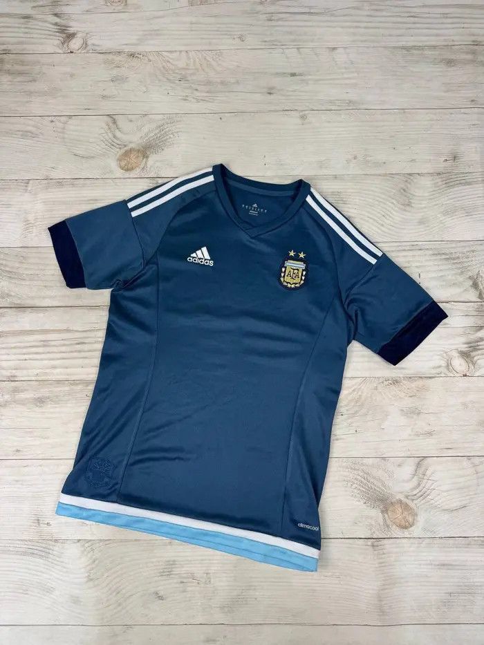 Adidas Adidas ARGENTINA 2016 2017 AWAY FOOTBALL SHIRT SOCCER JERSEY Size US S / EU 44-46 / 1 - 1 Thumbnail