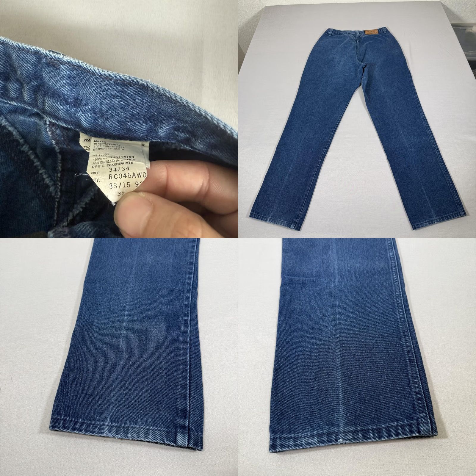 Vintage VINTAGE Rockies Jeans Womens 15 Blue Bare Back Slim Fit Denim Pants 90s Size 36" / US 14 / IT 50 - 9 Thumbnail