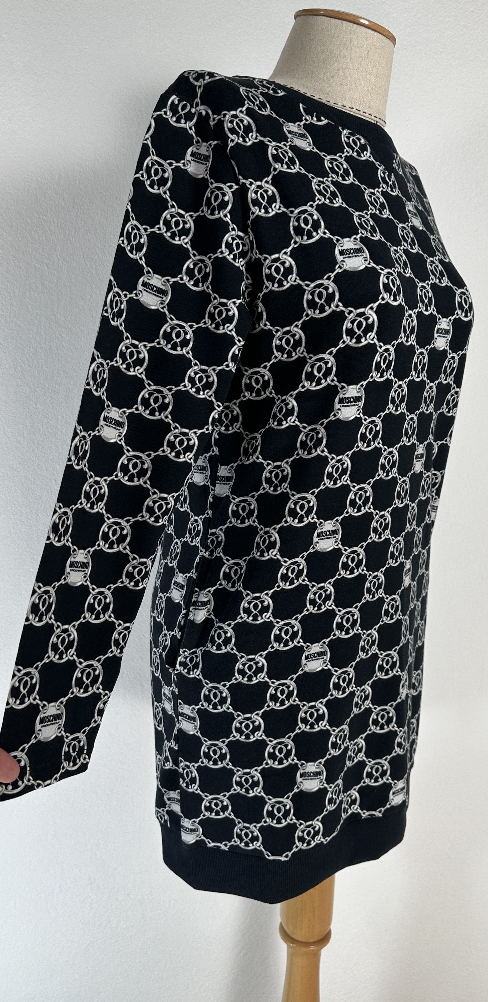 Moschino Mini Sweatshirt Dress Size XS / US 0-2 / IT 36-38 - 3 Thumbnail