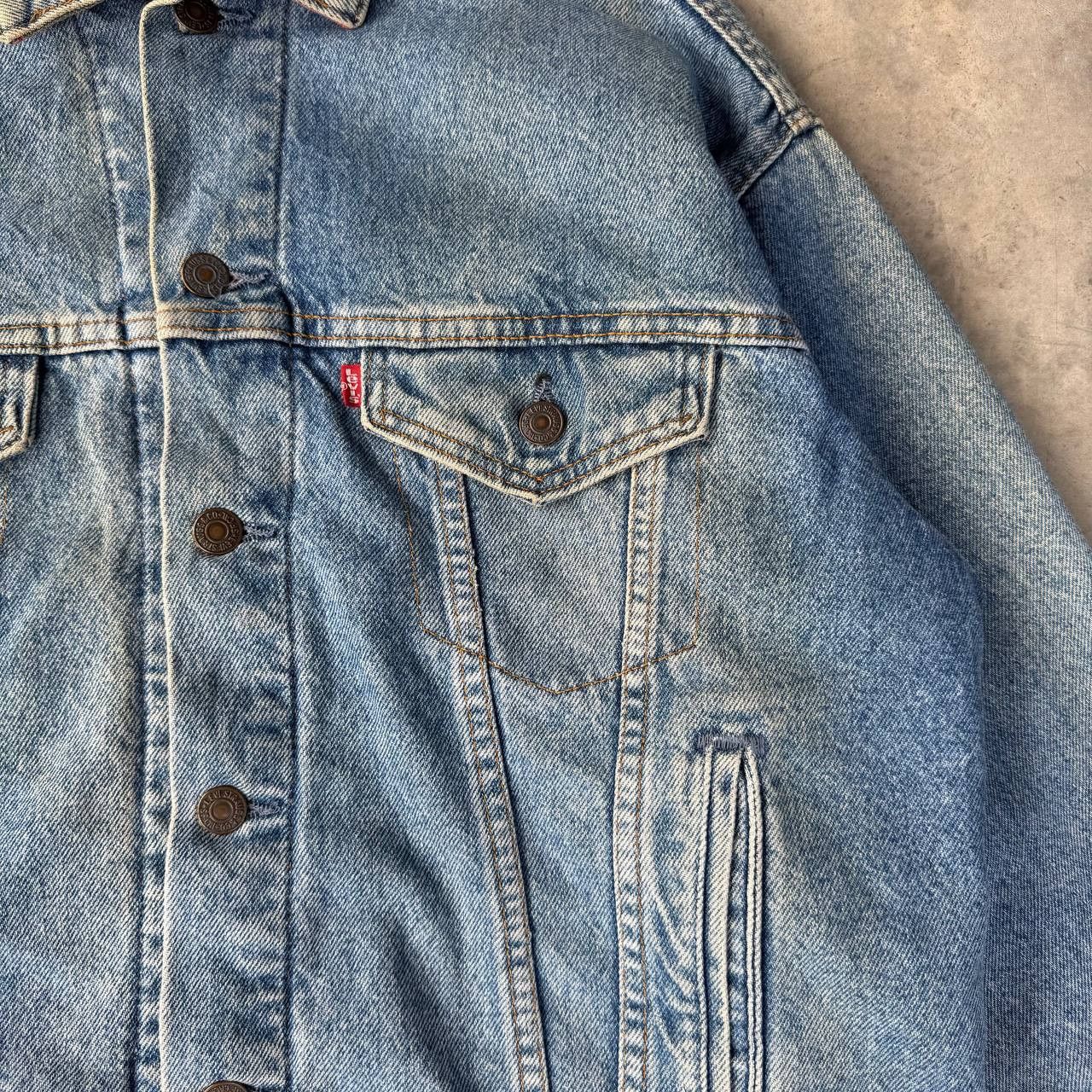 Levi's Vintage Clothing Vintage 90s Levi’s Blanket Lined Denim Trucker Jacket USA Size US M / EU 48-50 / 2 - 5 Thumbnail
