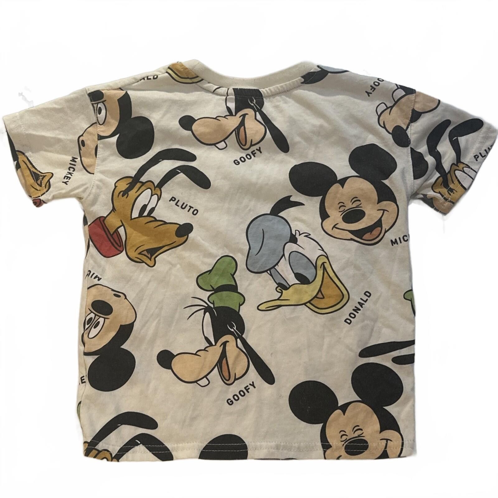 Disney 4T Toddler Disney Jr Mickey Donald Duck Goofy Pluto T-Shirt Size ONE SIZE - 6 Thumbnail