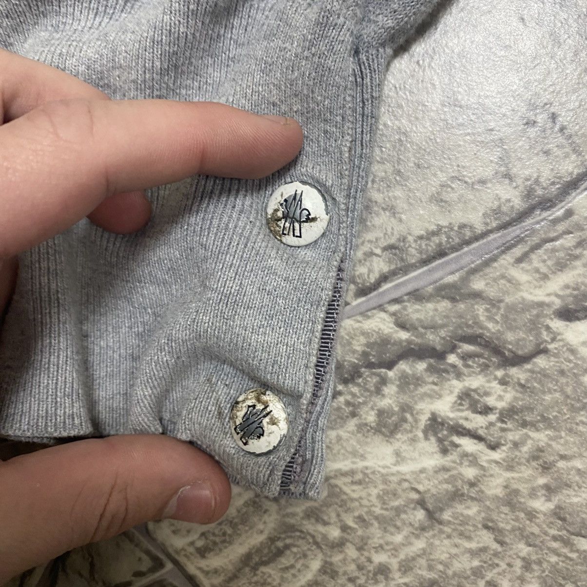 Moncler Moncler Sweater Cardigan Grey Size US XL / EU 56 / 4 - 10 Thumbnail
