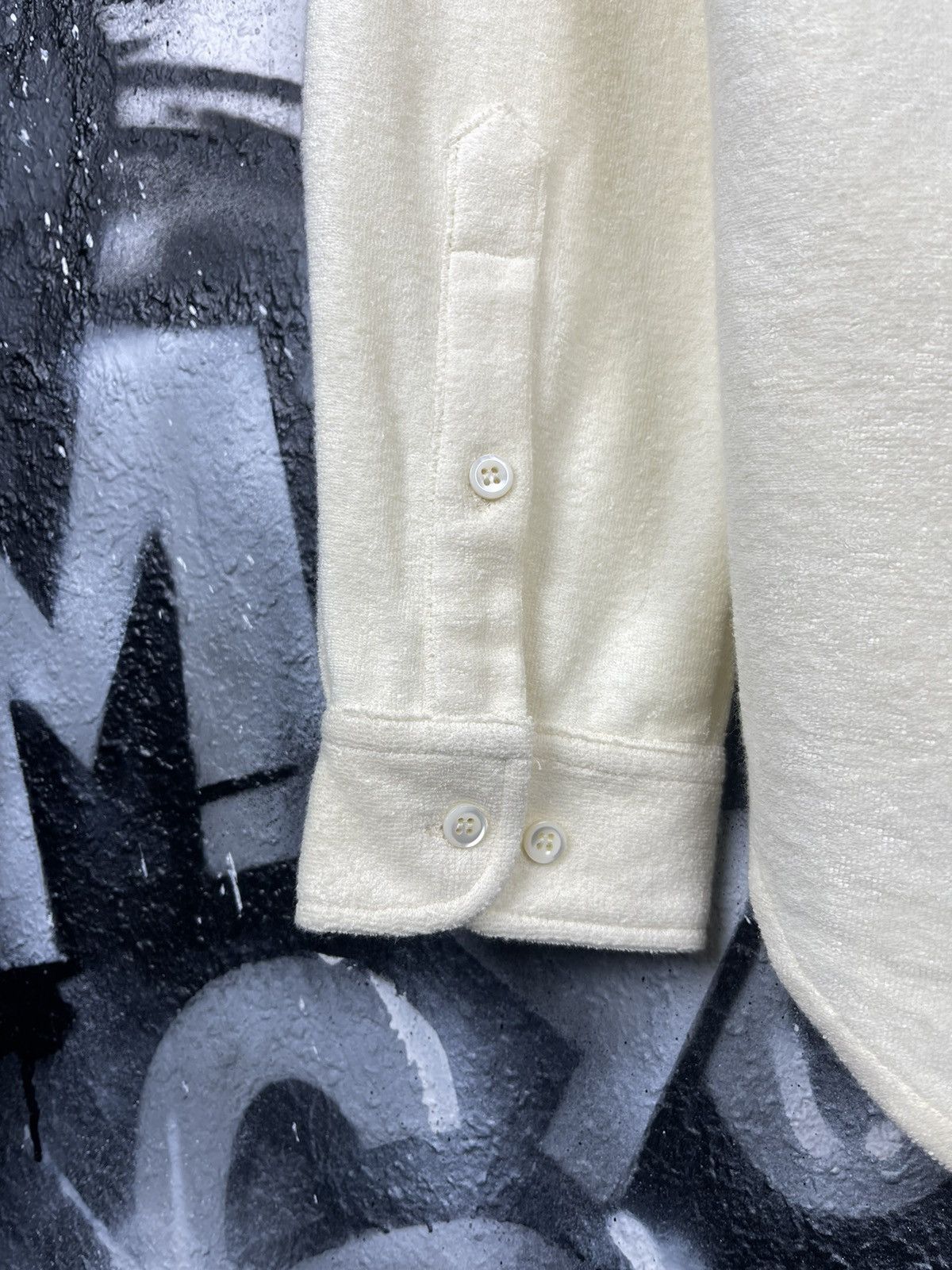 Sefr SEFR Leo Vanilla White Shirt Button Up Men’s Size M Size US M / EU 48-50 / 2 - 7 Thumbnail