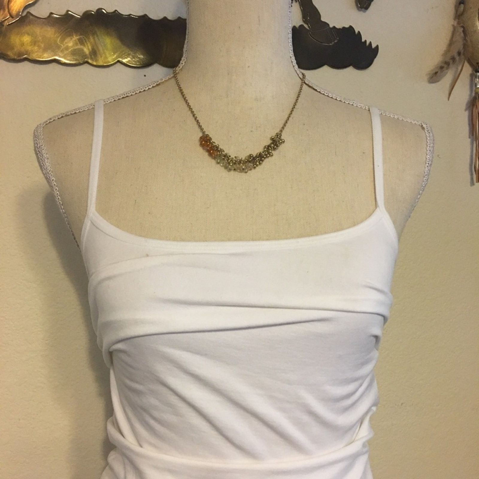 Coldwater Creek Coldwater Creek gold tone dangle bead necklace Size ONE SIZE - 3 Thumbnail