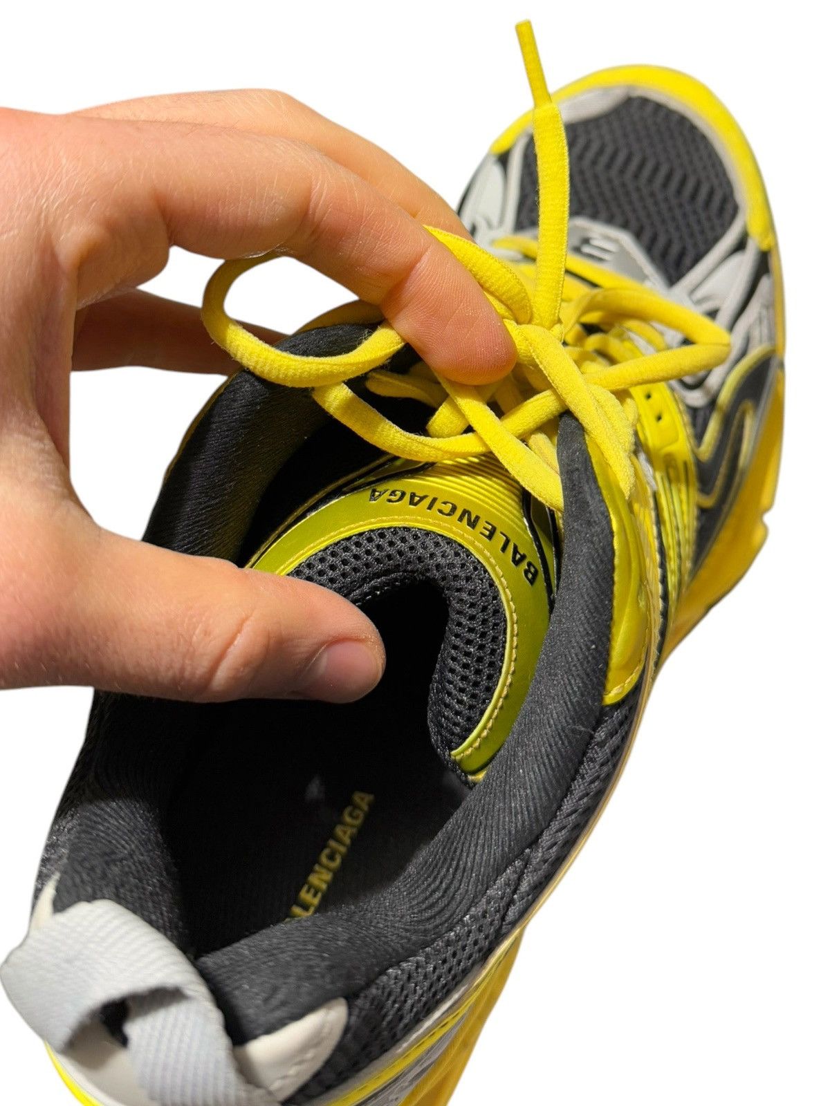 Balenciaga RARE Yellow Lightning X-Pander (X Pander) Heel Sneaker Size US 7 / EU 40 - 7 Thumbnail