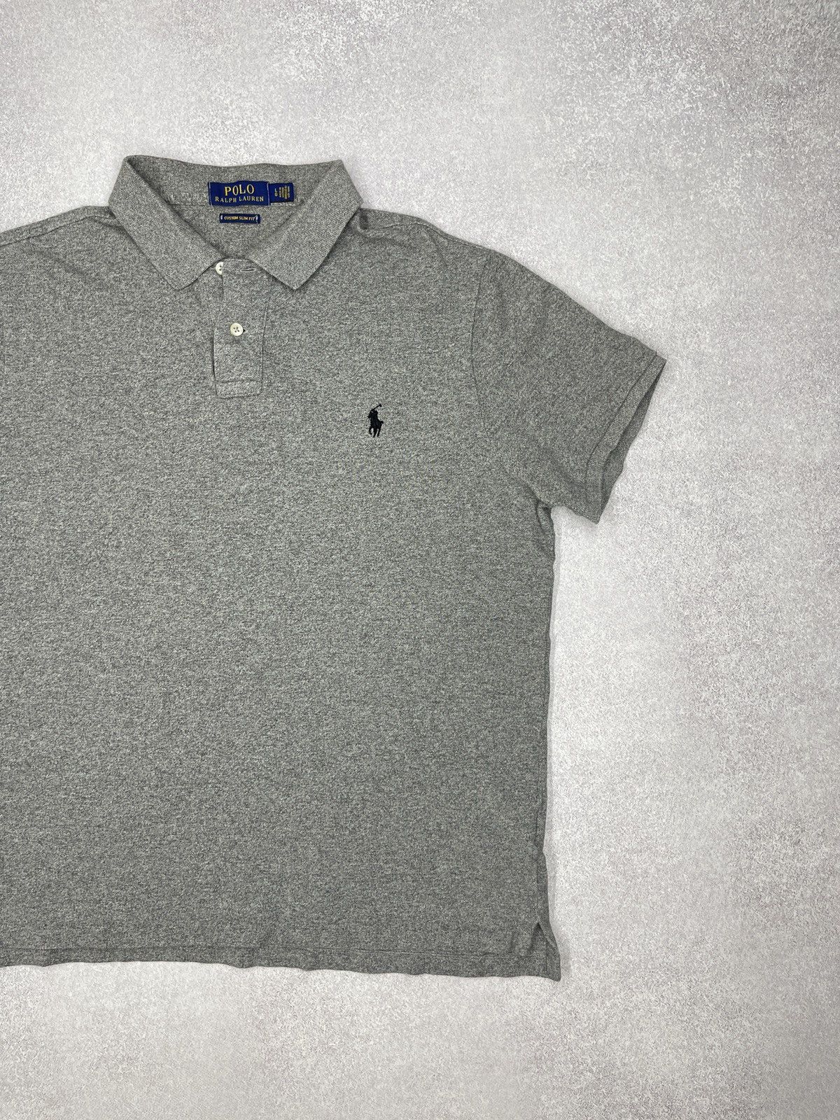 Polo Ralph Lauren Mens Polo Ralph Lauren Rugby Polo Grey Y2K RRL Size L Size US L / EU 52-54 / 3 - 3 Thumbnail