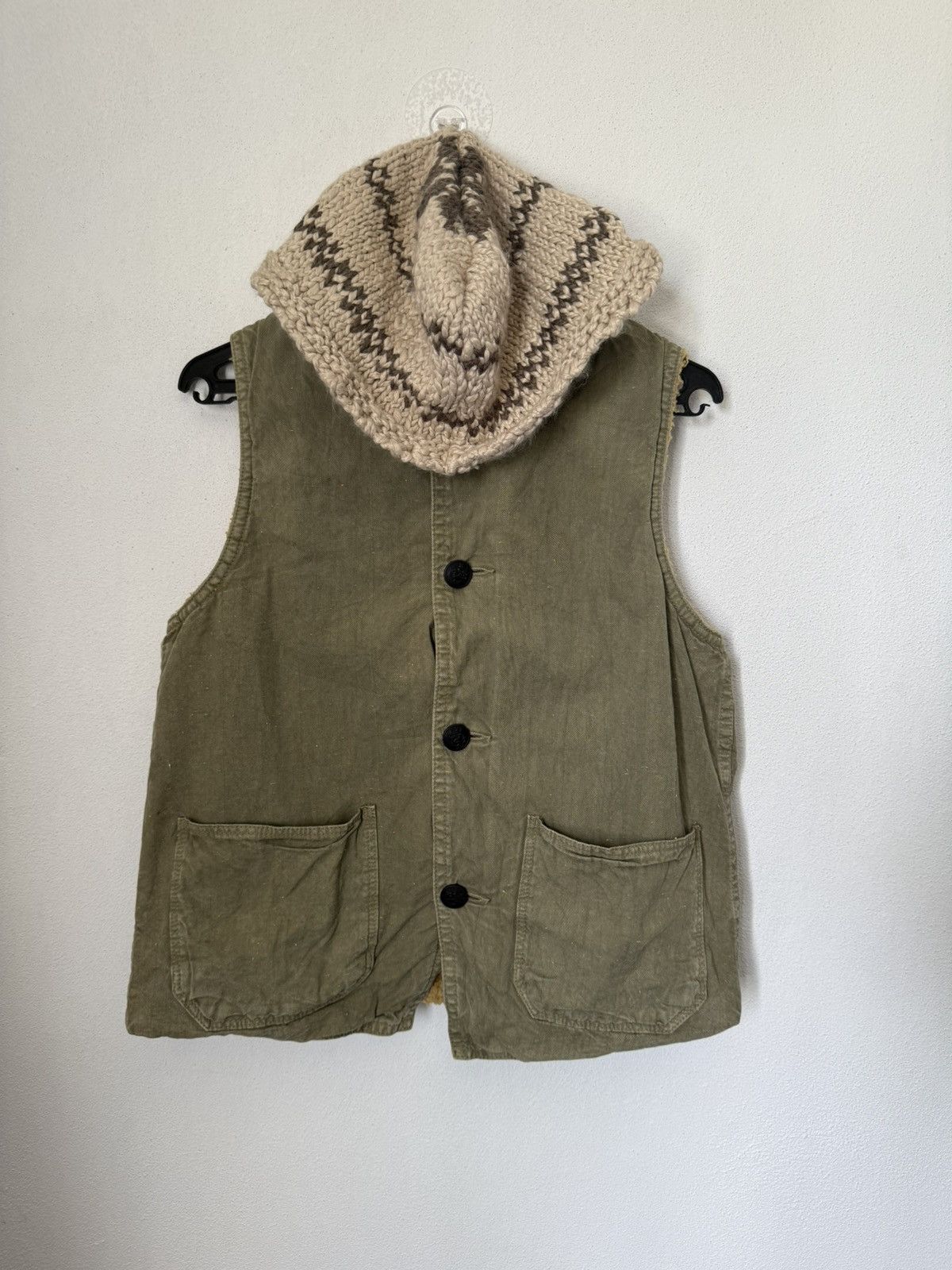 JAPAN Brand Go To Hollywood Style Vest Sherpa Hoodies Knit