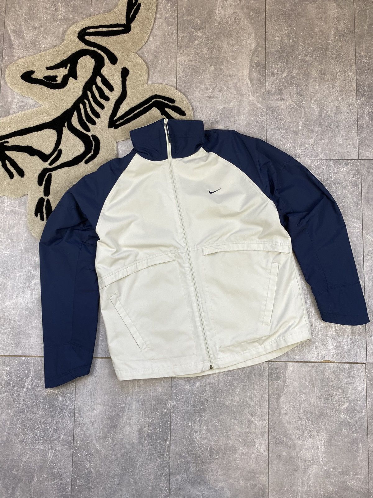 Nike × Vintage Mens Vintage Nike Air Track Light Zip Up Jacket Opium Y2K Size US M / EU 48-50 / 2 - 18 Thumbnail
