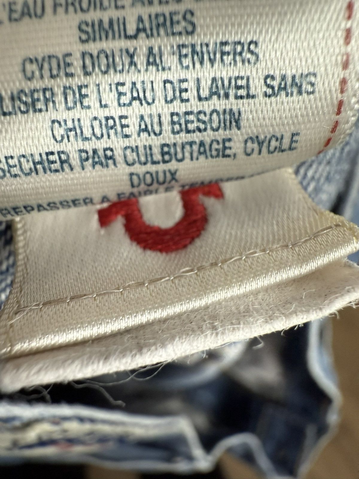 True Religion × Vintage VIntage y2k True Religion bobby super T baggy denim pants 36 Size US 36 / EU 52 - 13 Thumbnail