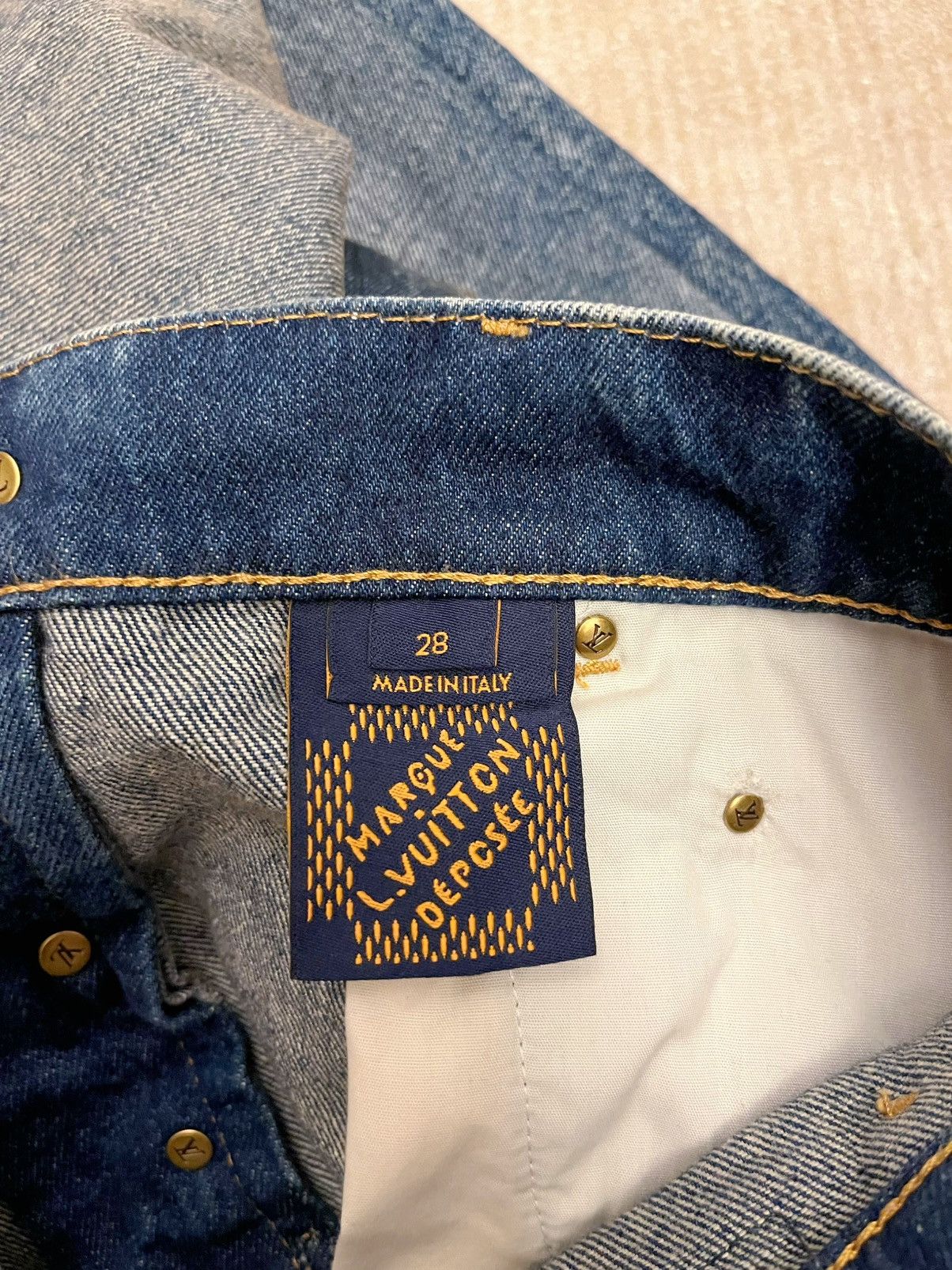 Louis Vuitton Louis Vuitton Relaxed-Fit Jeans Size US 30 / EU 46 - 6 Thumbnail