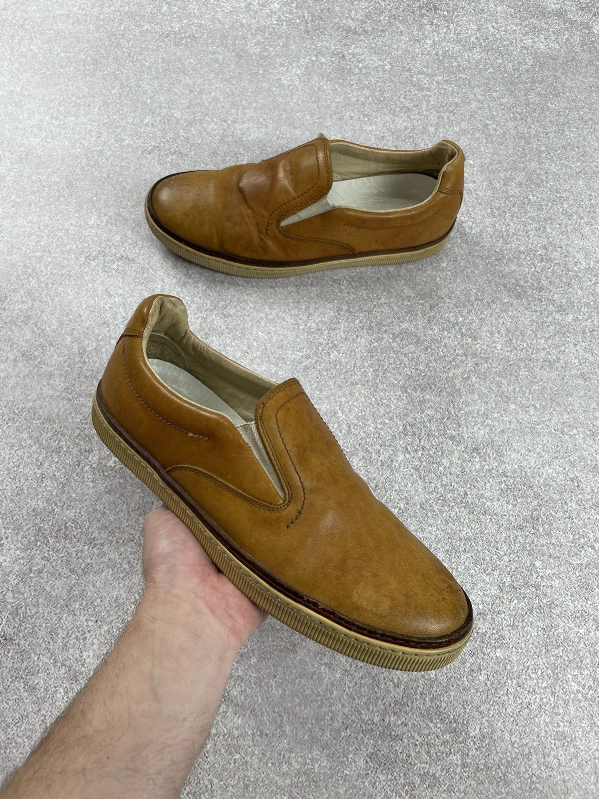 Maison Margiela Maison Margiela 22 Leather Slip On Sneakers Size US 7.5 / EU 40-41 - 10 Thumbnail