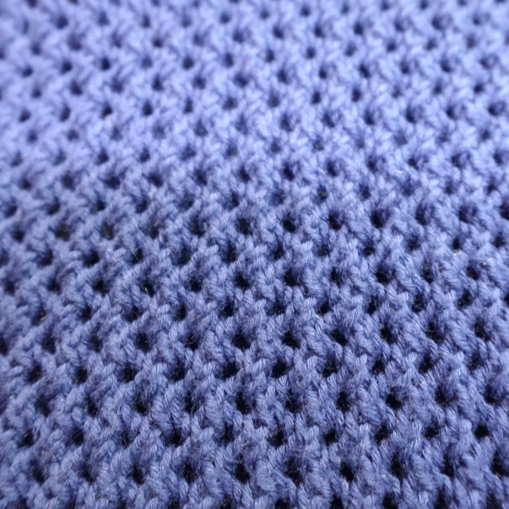 J.Crew J.CREW Sweater Womens Crew Neck 3/4 Sleeve Small Blue Open Chunky Knit Pullover A7981 Size S / US 4 / IT 40 - 2 Thumbnail