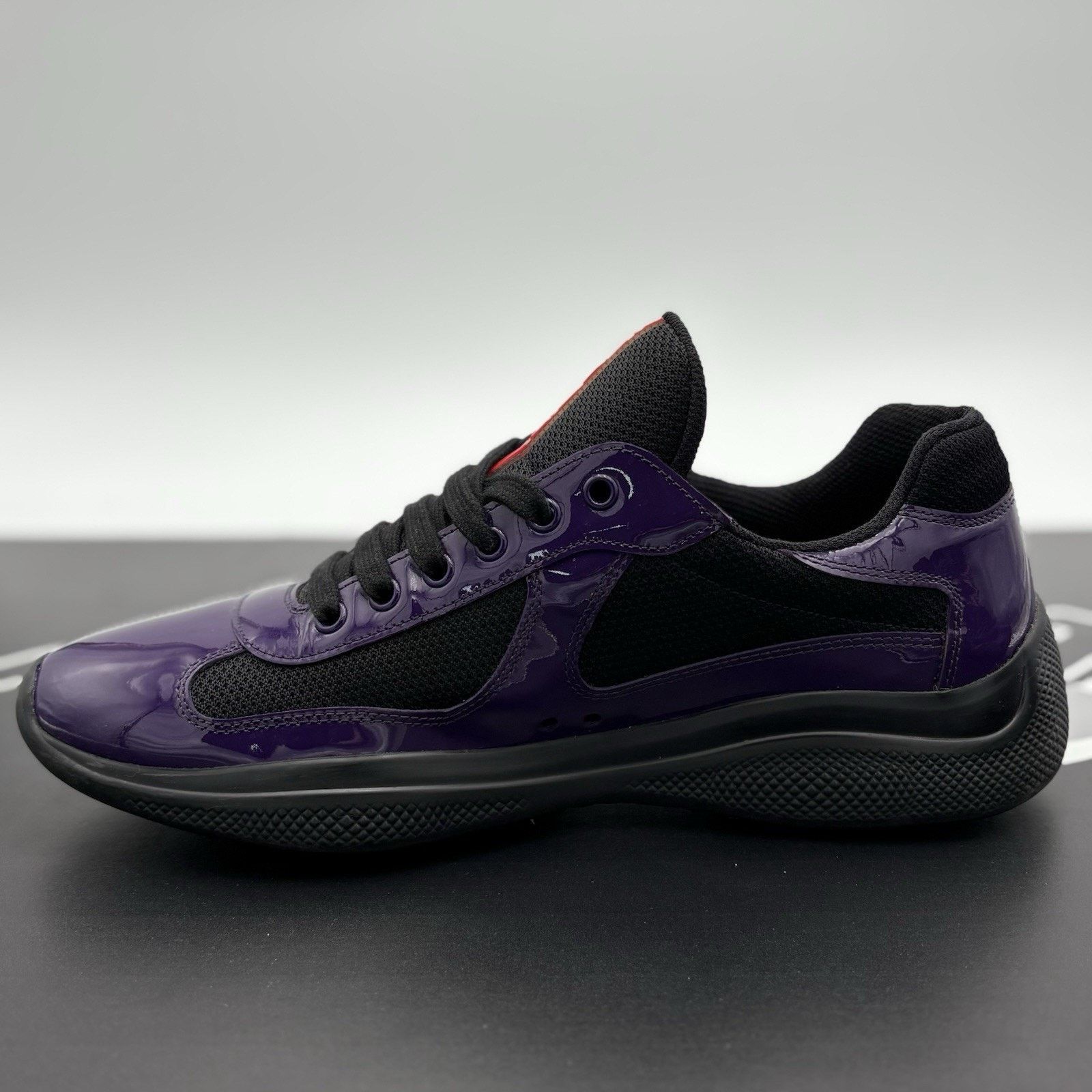 Prada Prada Americas Cup ' Violet Black ' | SUPER CLEAN! Size US 9 / EU 42 - 4 Thumbnail
