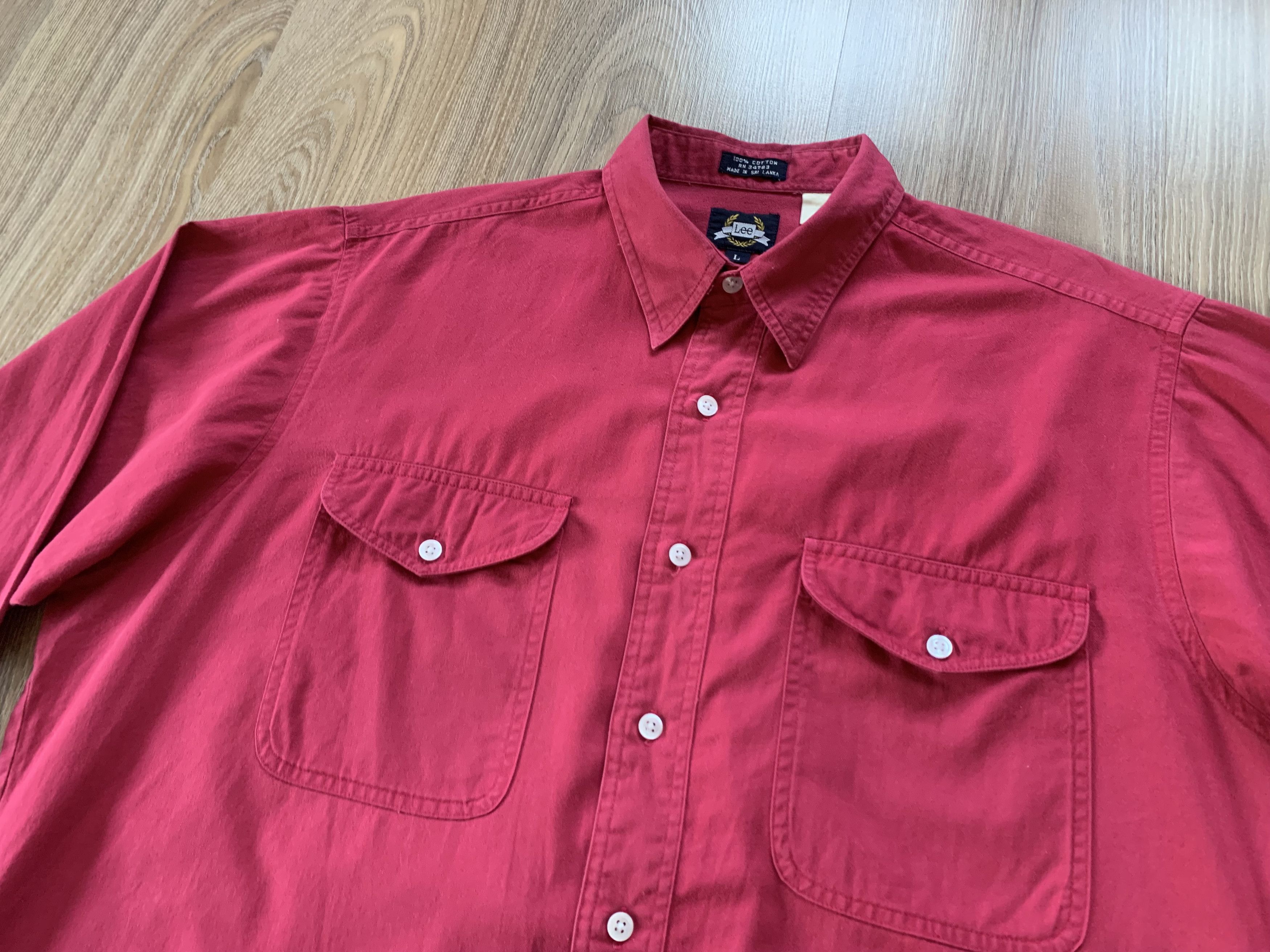 Lee Lee Vintage Western Long Sleeve Button Up Shirt Size US L / EU 52-54 / 3 - 4 Thumbnail