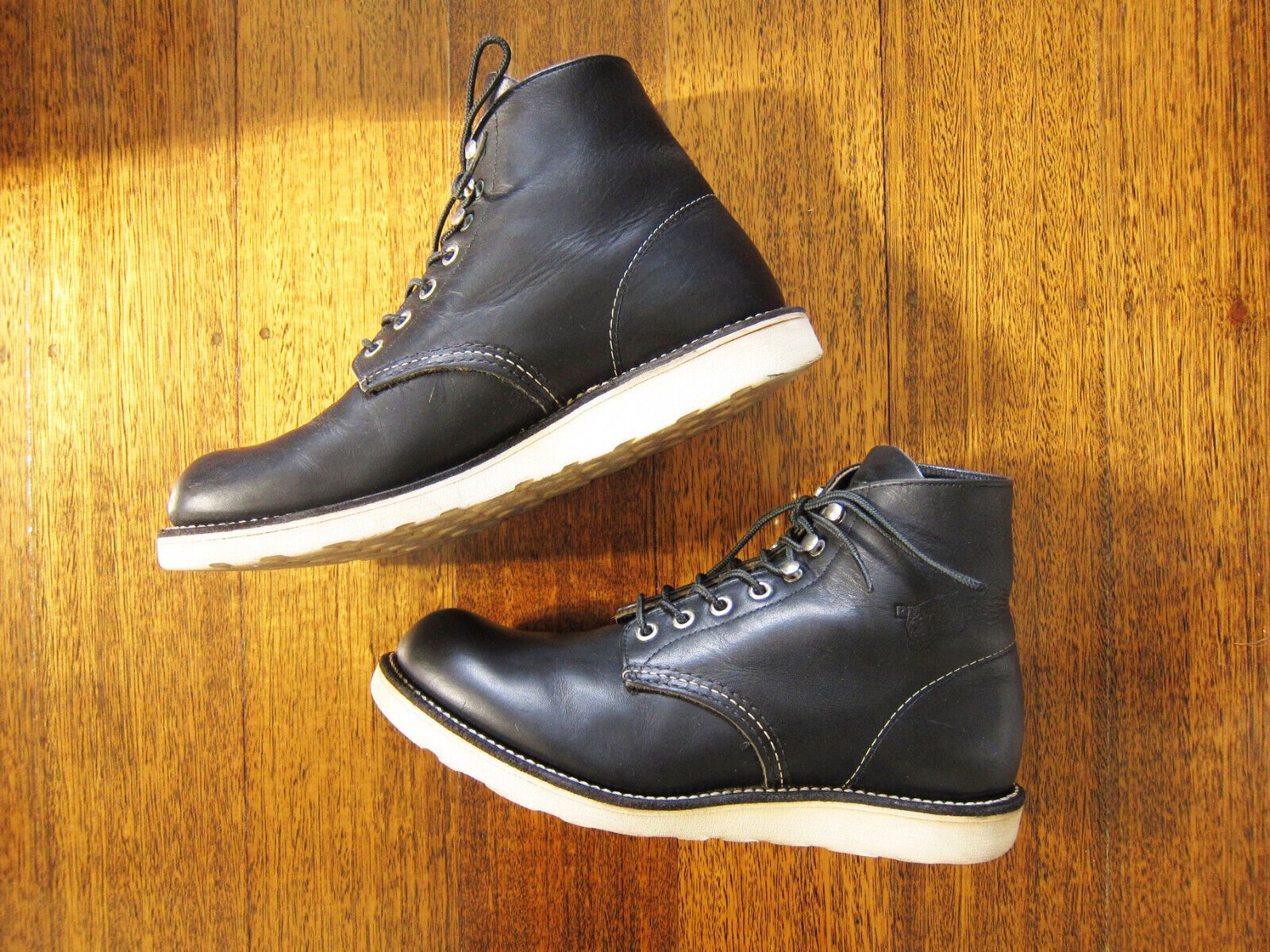 RED WING SHOES 9070 ブラック ワークブーツ US 6 Red Wing Boots 9070 PLAIN TOE US 6 D Leather Black NIB | eBay