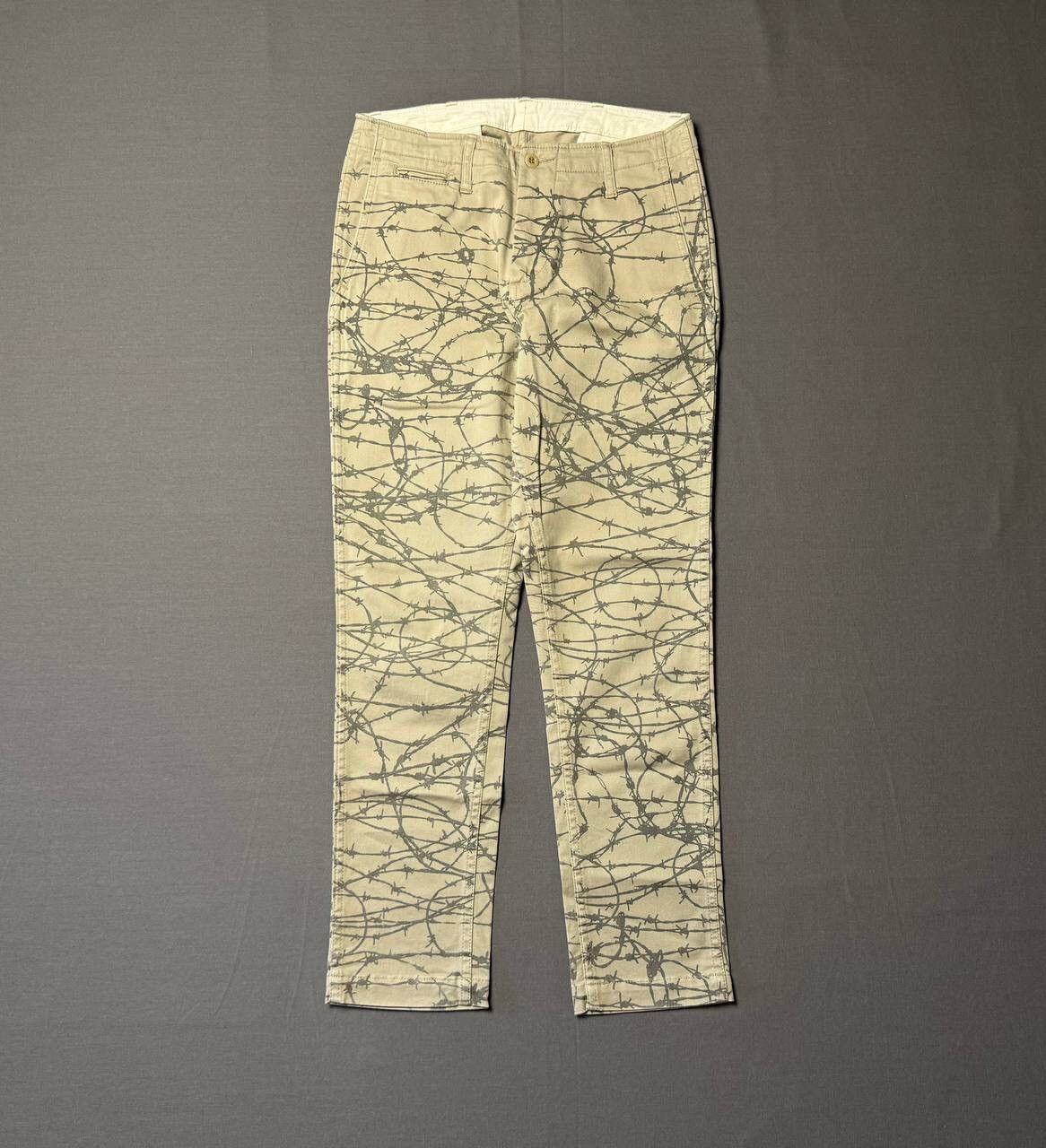 Hysteric Glamour Hysteric Glamour Barbed Wire Chino Pants Size US 29 - 1 Thumbnail