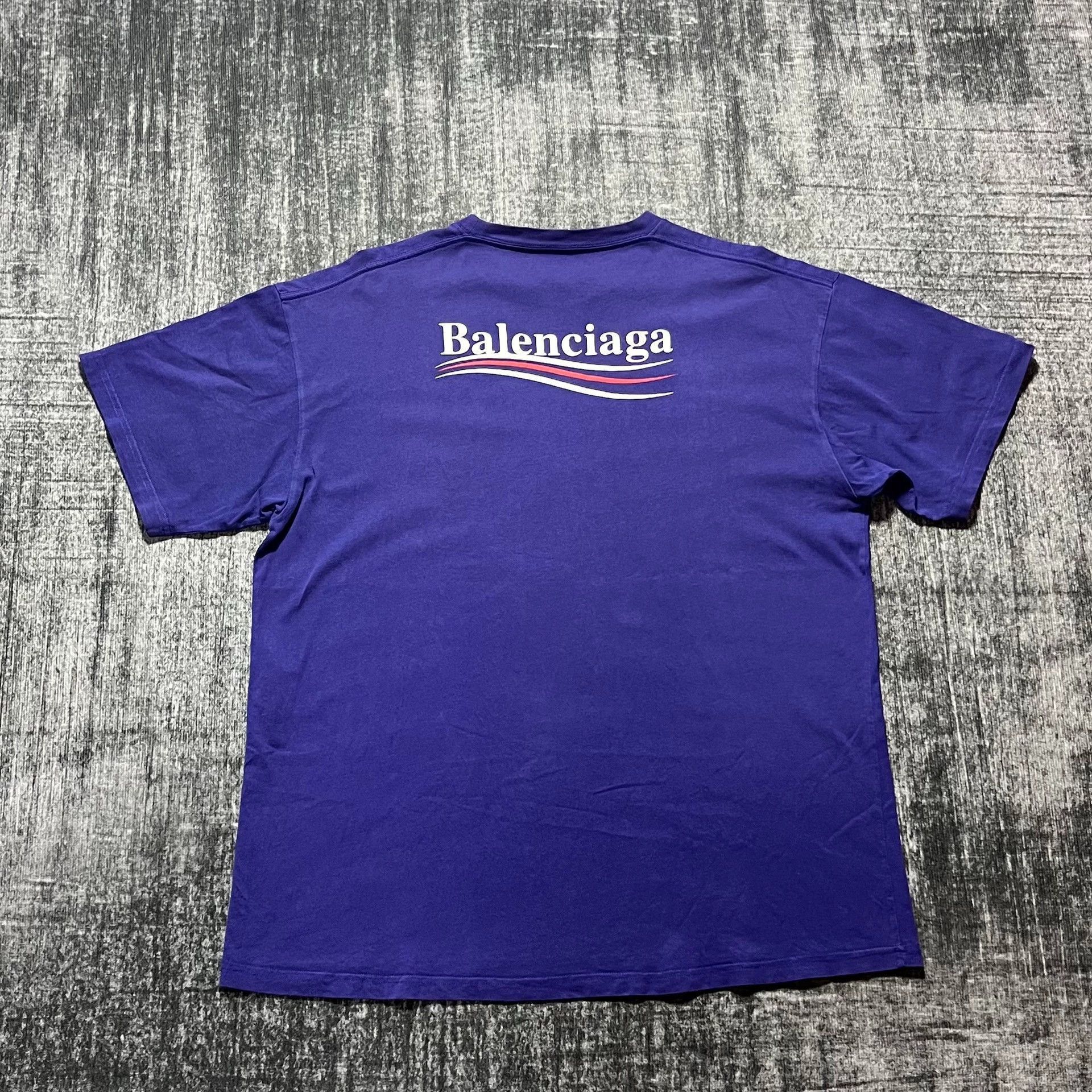 Balenciaga Balenciaga Balenciaga Purple Cola Wave M Short sleeved T-s Size US M / EU 48-50 / 2 - 1 Thumbnail