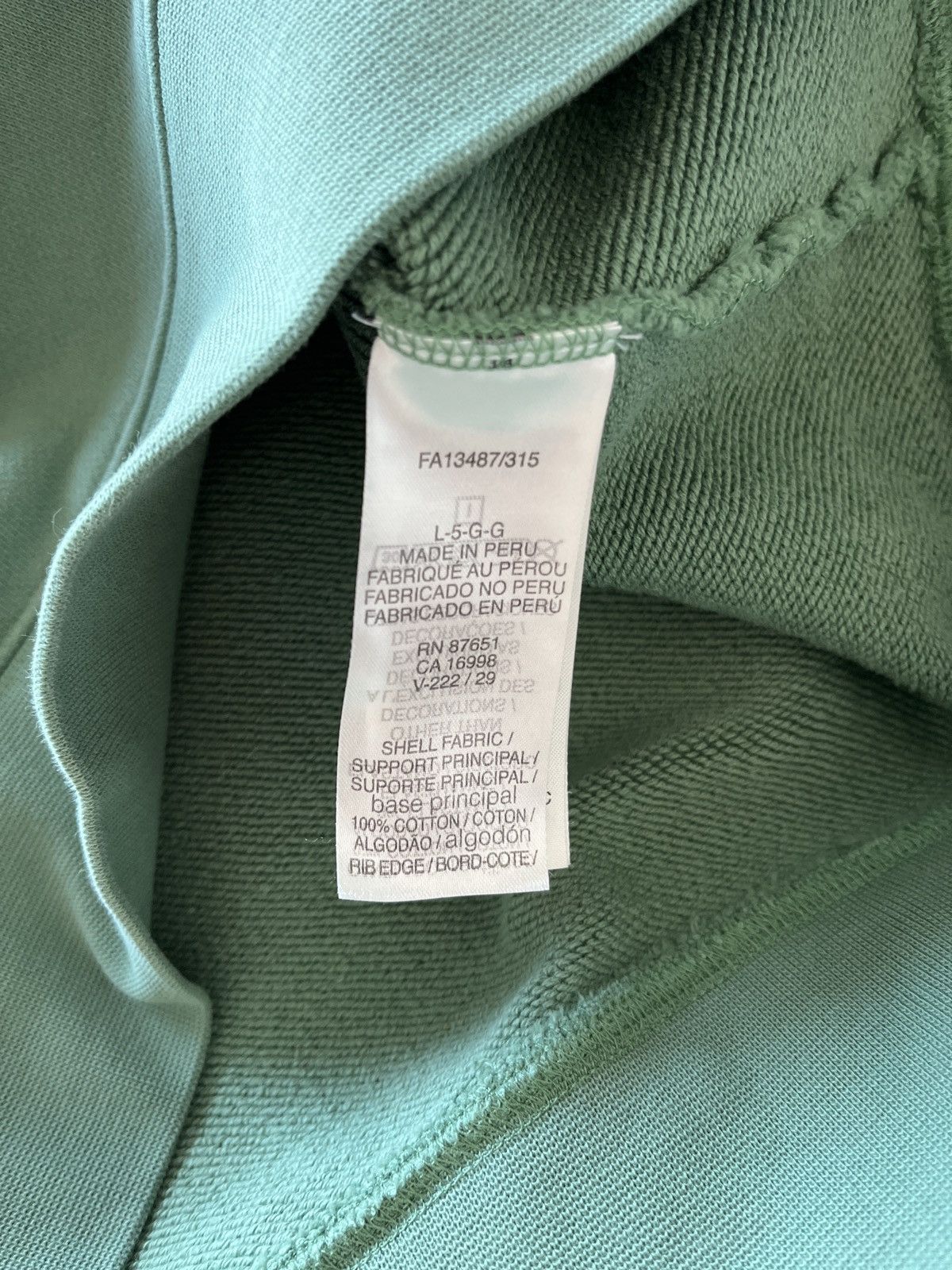 Lacoste Lacoste Unisex Loose Fit Crocodile Badge Jogger (Green) Size US L / EU 52-54 / 3 - 7 Thumbnail