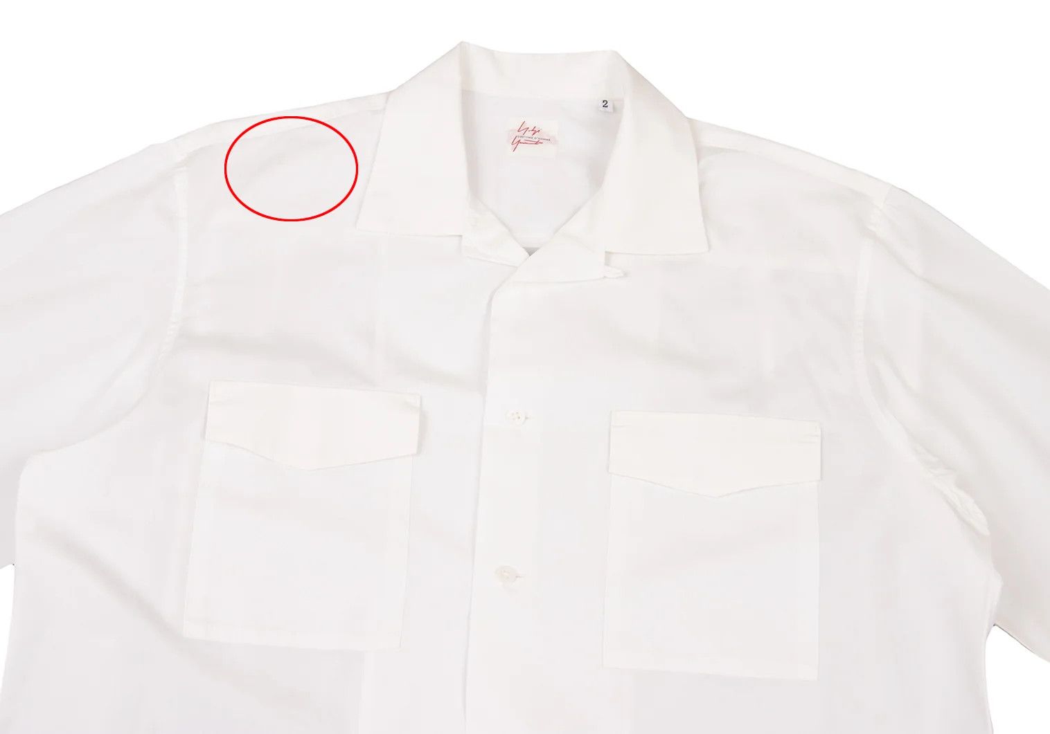 Yohji Yamamoto Yohji Yamamoto Costume D'Homme Open Collar Shirt White Size US S / EU 44-46 / 1 - 2 Thumbnail