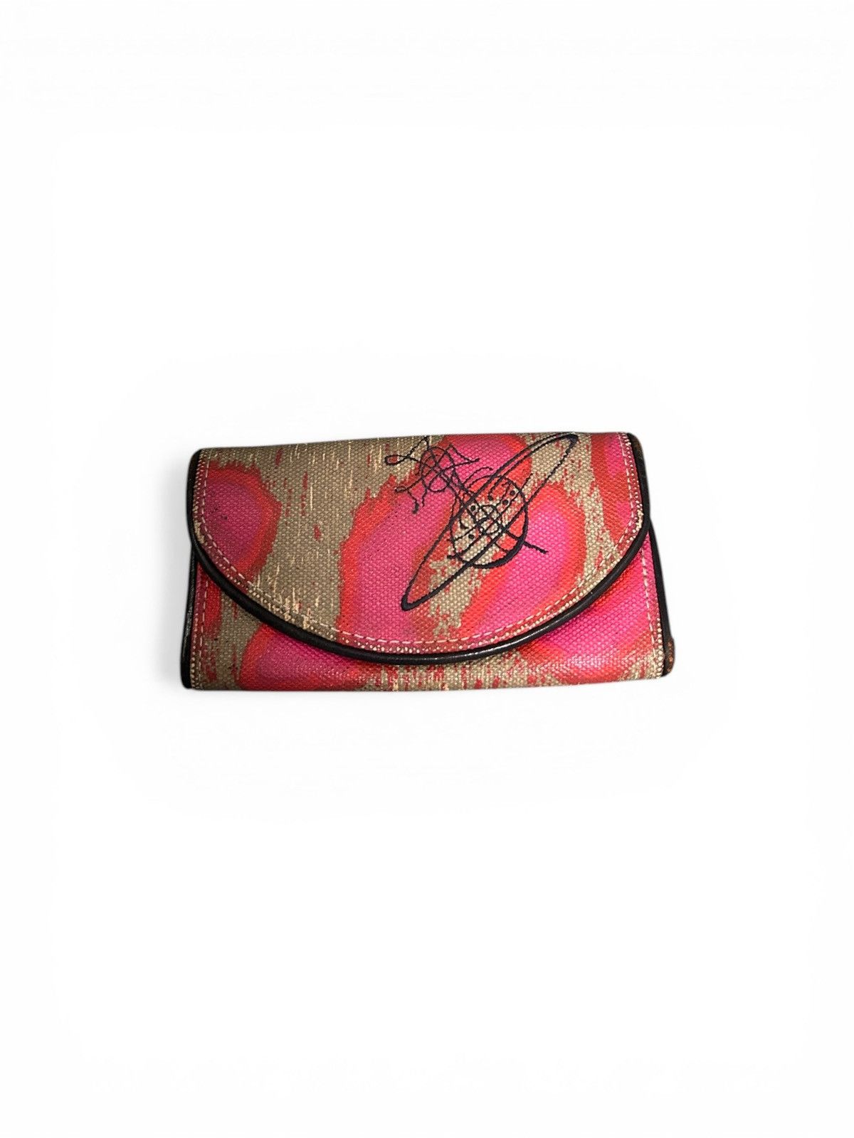 Vivienne Westwood Abstract Print Orb Pink Key Case Size ONE SIZE - 1 Thumbnail