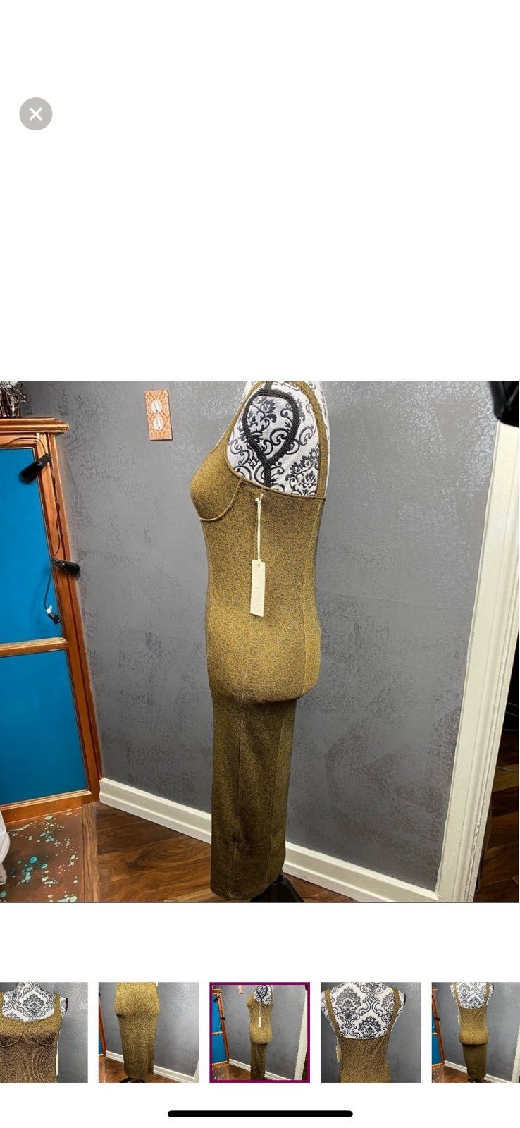Other CAPULET Lola Bustier Bodycon Dress-brown Size M / US 6-8 / IT 42-44 - 6 Thumbnail