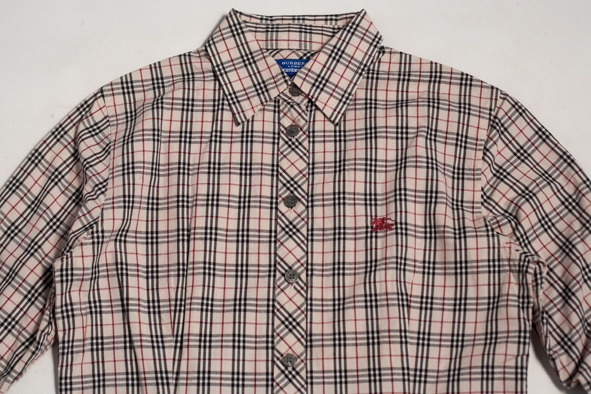 Burberry Burberry Blue Label Vintage Nova Check Buttons Shirt Size XS / US 0-2 / IT 36-38 - 2 Thumbnail