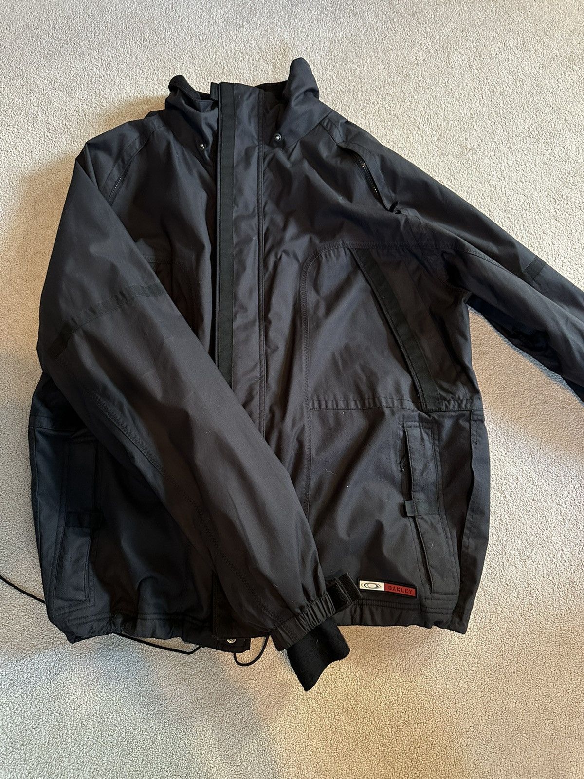 image of 2000’S Oakley Software Jacket in Black, Men's (Size XL)