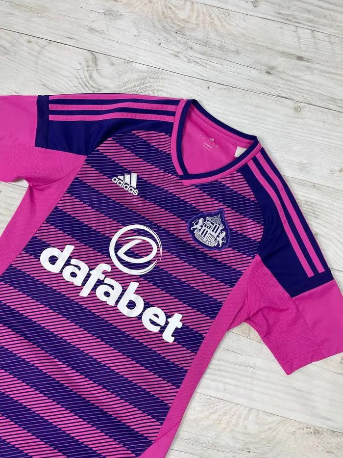 Adidas Adidas Sunderland 2016 2017 Third Shirt Soccer Jersey Size US S / EU 44-46 / 1 - 4 Thumbnail