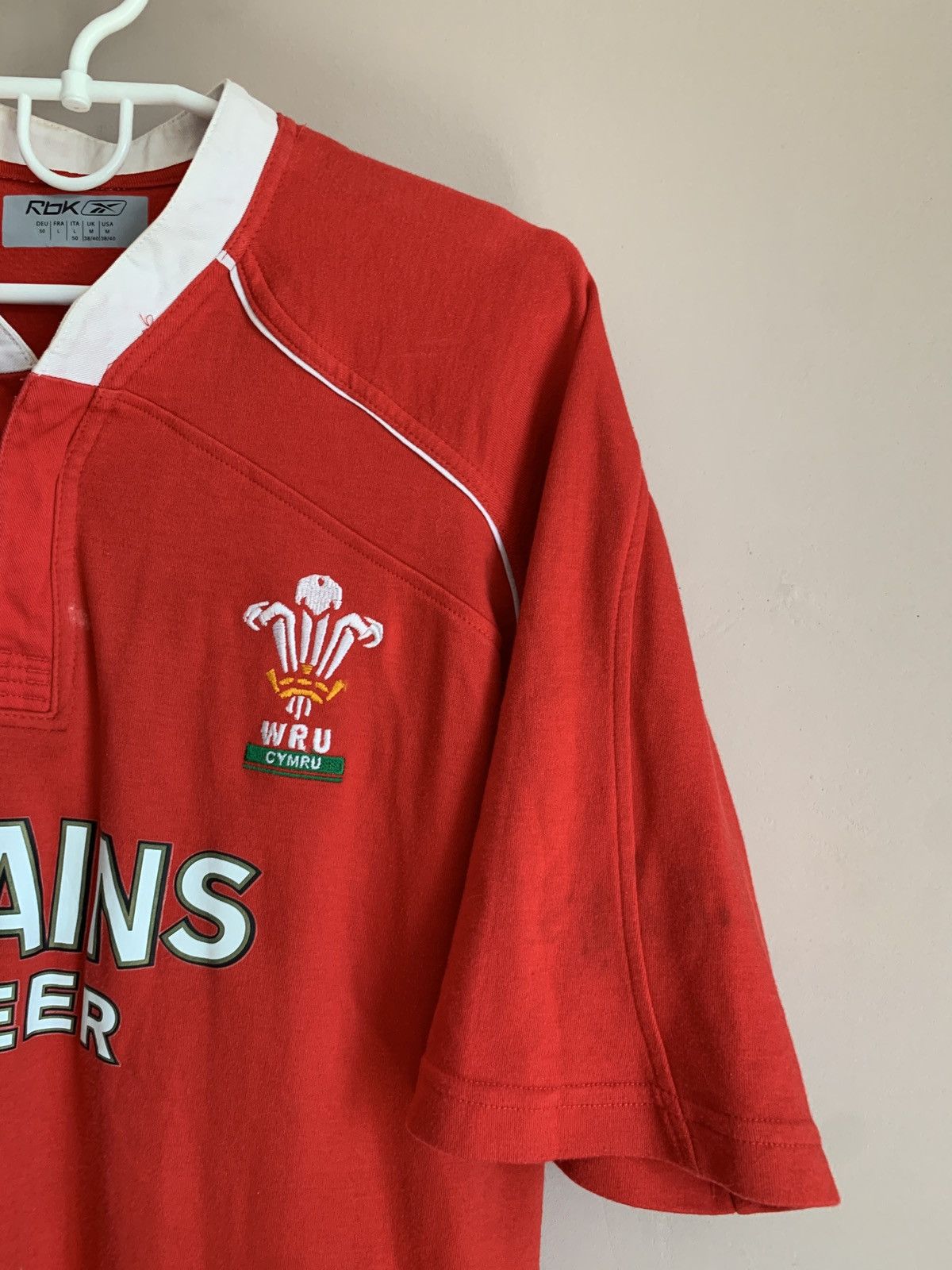 Reebok Wales Vintage Rugby Union Shirt Reebok Jersey Size M Size US M / EU 48-50 / 2 - 5 Thumbnail