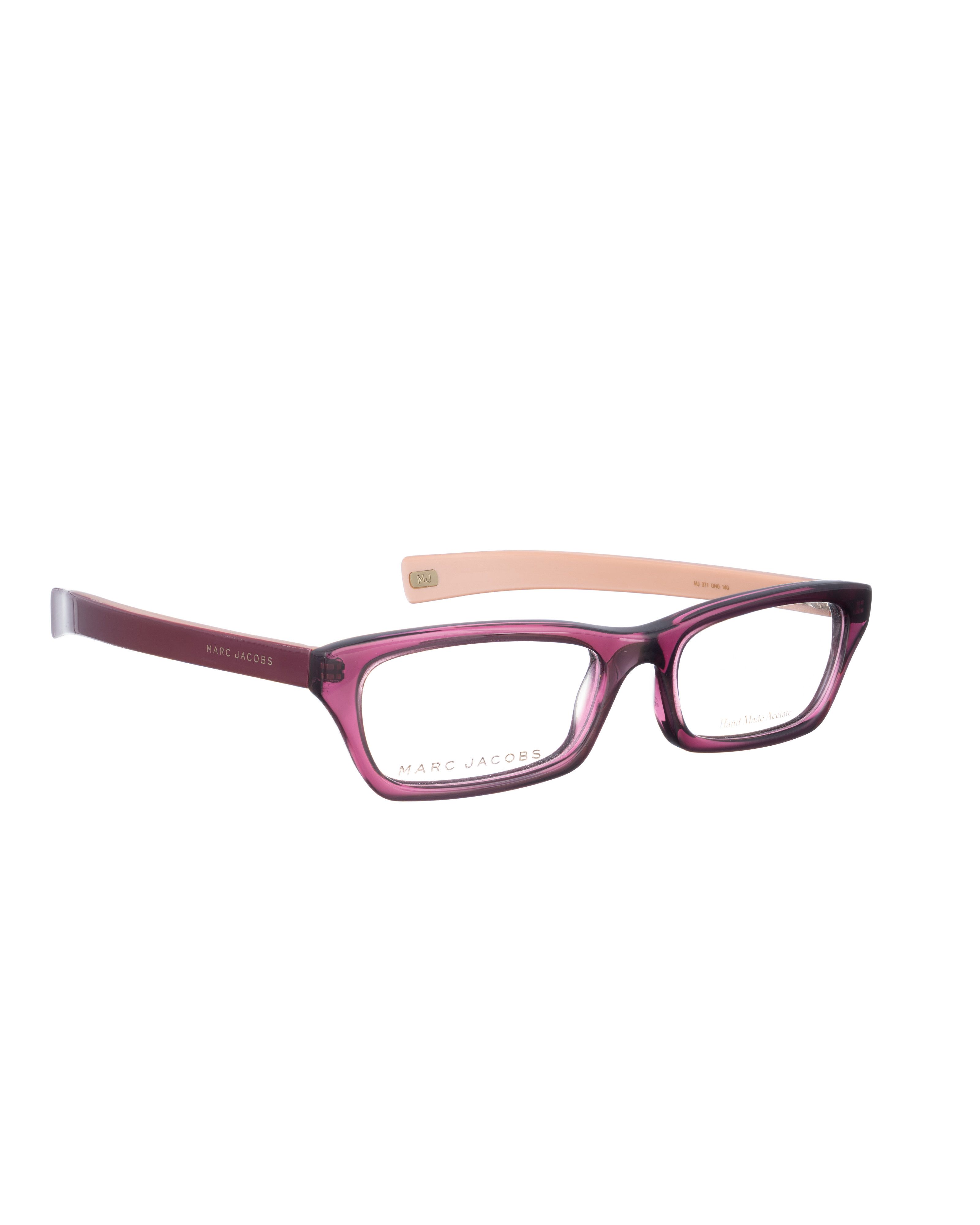 Marc Jacobs Marc Jacobs 00s Burgundy and Baby Pink Glasses Size ONE SIZE - 1 Thumbnail