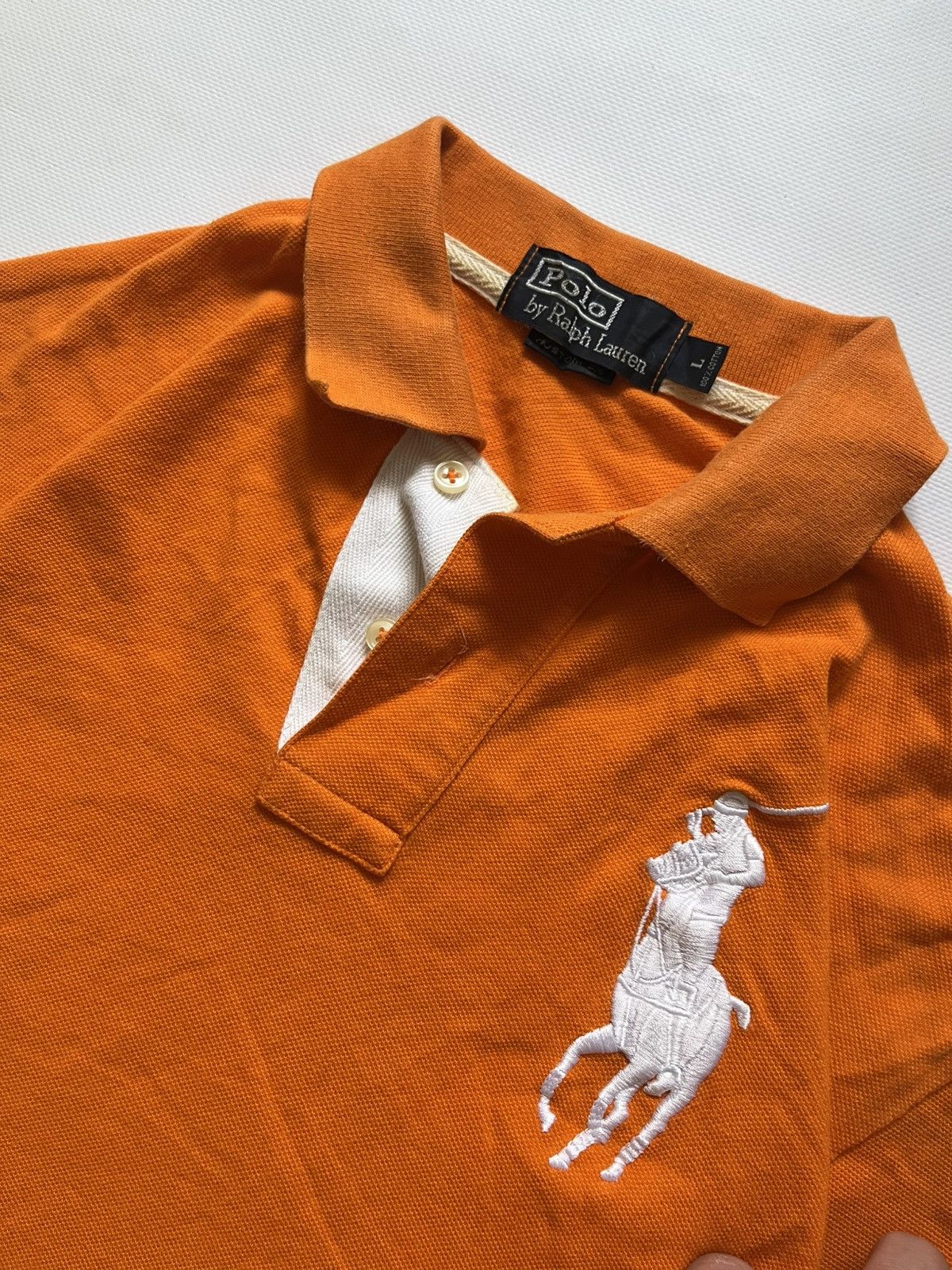 Polo Ralph Lauren Polo Ralph Lauren Striped Big Pony Polo Shirt Size US L / EU 52-54 / 3 - 3 Thumbnail