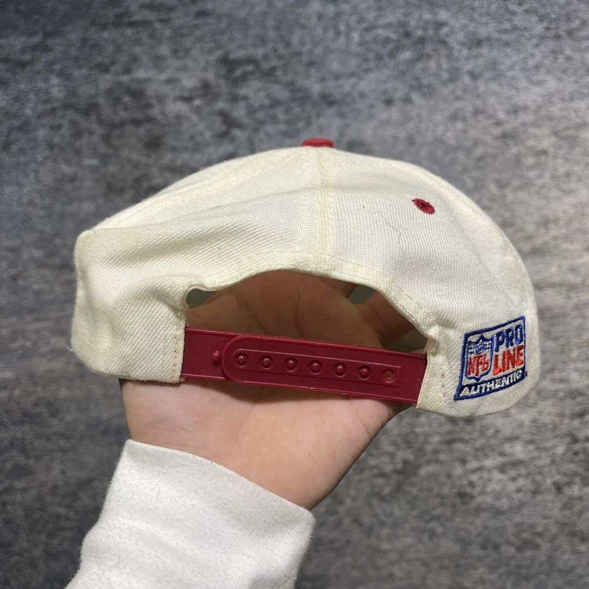 Logo Athletic Vintage 90s Arizona Cardinals Sharktooth NFL Snapback Hat Size ONE SIZE - 4 Thumbnail