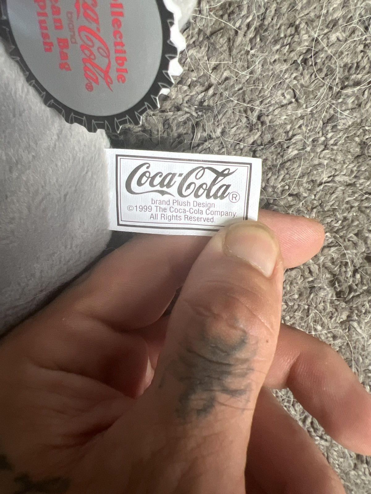 Coca Cola 1999 Coca-Cola Seal In Striped Scarf And Knit Cap Plush Size ONE SIZE - 6 Thumbnail