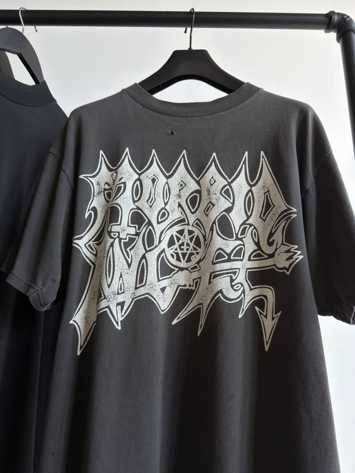 Band Tees Vintage 90s Faded Thrashed Grunge Erd Morbid Angel Band Tee Size US XL / EU 56 / 4 - 5 Thumbnail
