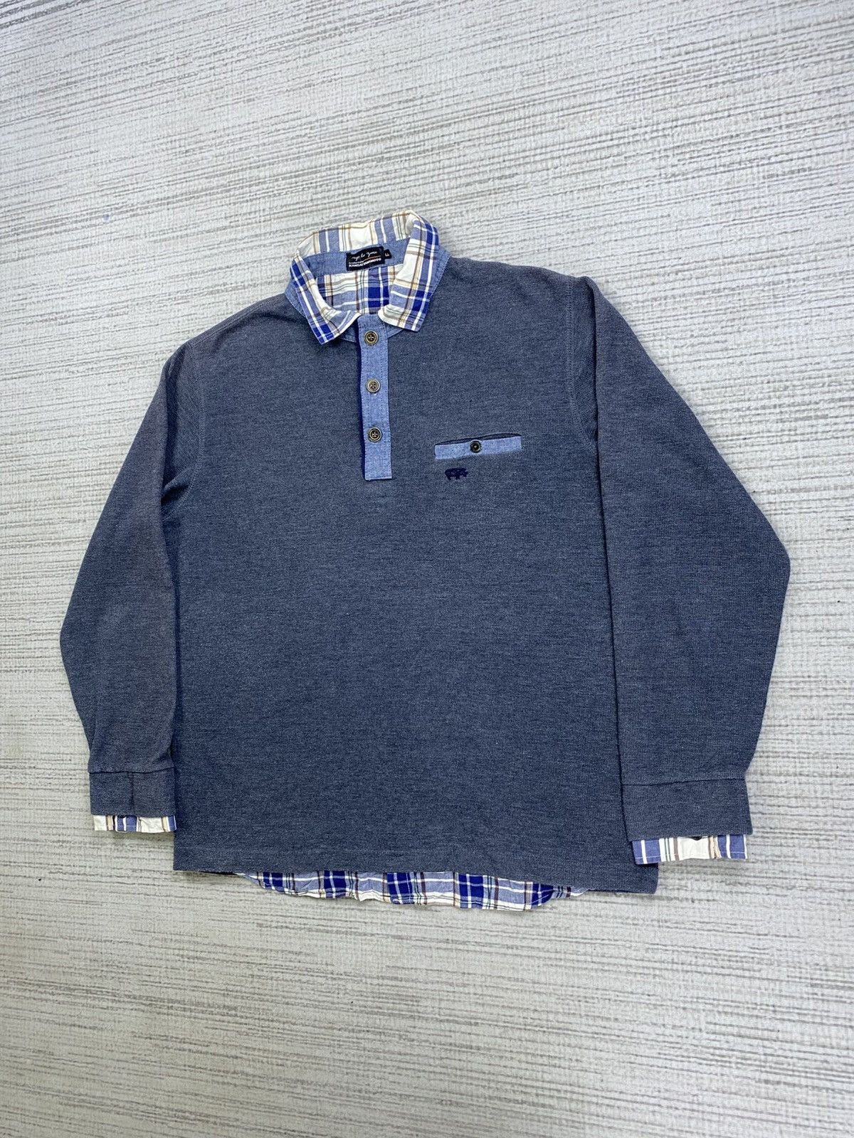 Japanese Brand × Kansai Yamamoto × Vintage Vintage Kansai Yamamoto Premium Longsleeve Collar Shirt Size US L / EU 52-54 / 3 - 4 Thumbnail
