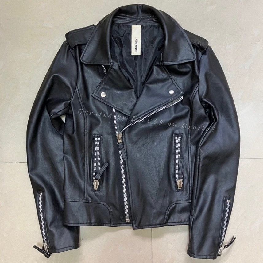 Kazuyuki Kumagai Attachment Kazuyuki Kumagai Attachment Leather Biker Jacket Size US S / EU 44-46 / 1 - 1 Thumbnail