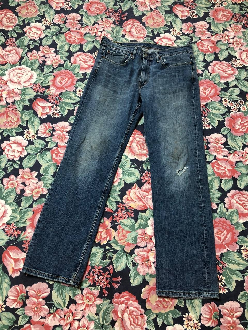 Levi's 80s Vintage Levi's Men's 514 Button Fly Blue Denim Jeans Size US 34 / EU 50 - 24 Thumbnail
