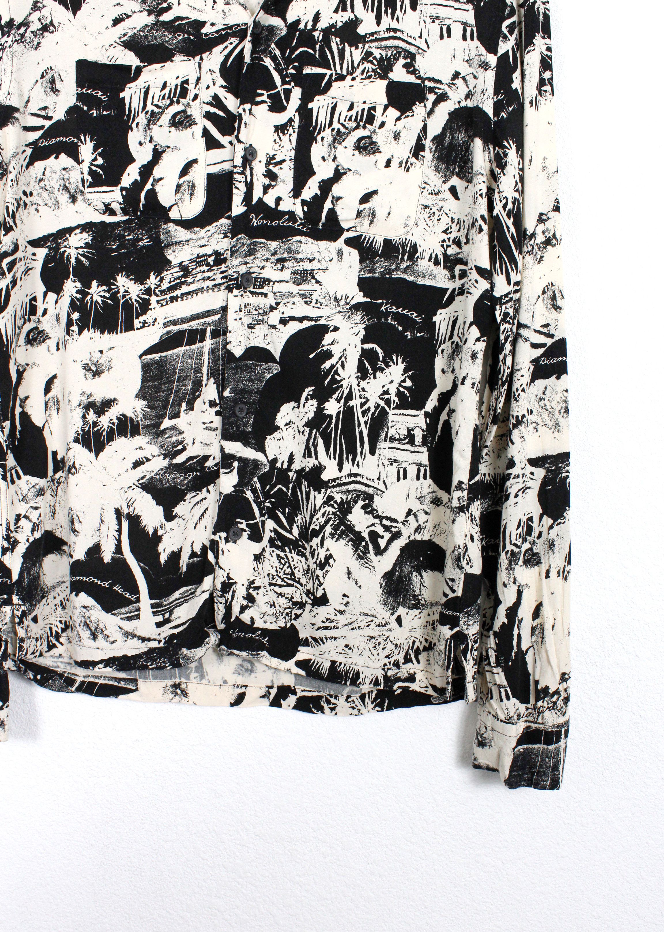 Allsaints × Japanese Brand Allsaints AWA Japanese Printed Camp Hawaiian Shirt AC Size US S / EU 44-46 / 1 - 3 Thumbnail
