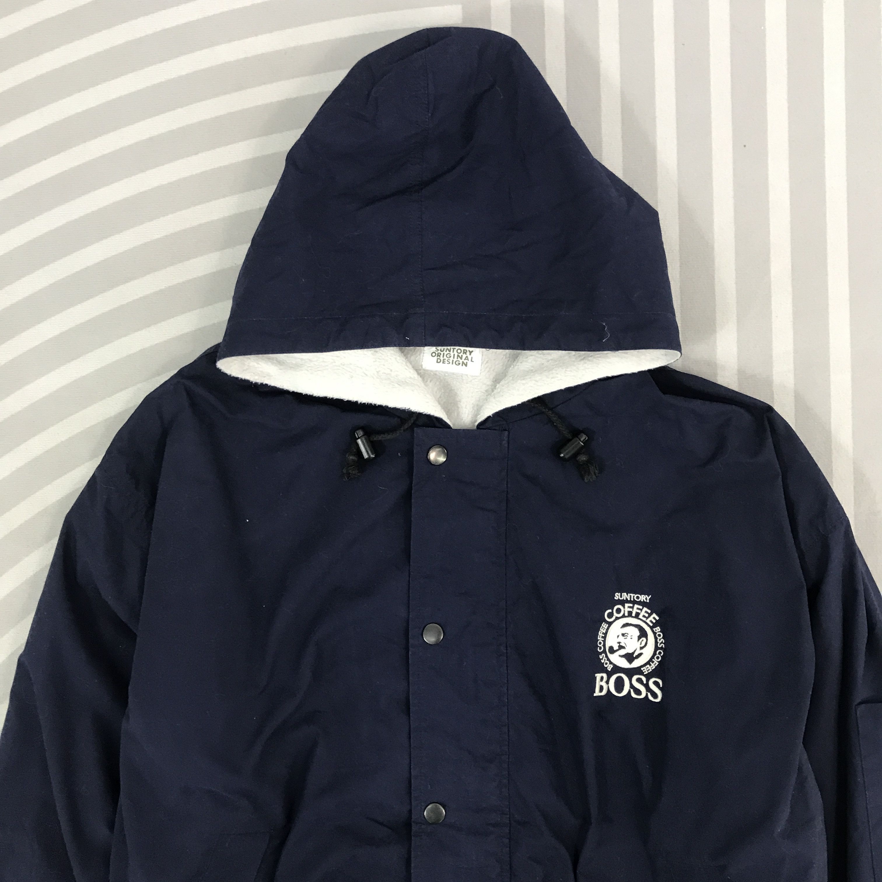 Japanese Brand × Vintage Vintage Suntory Coffee Boss Bomber hoodies Jacket Size US XL / EU 56 / 4 - 2 Thumbnail