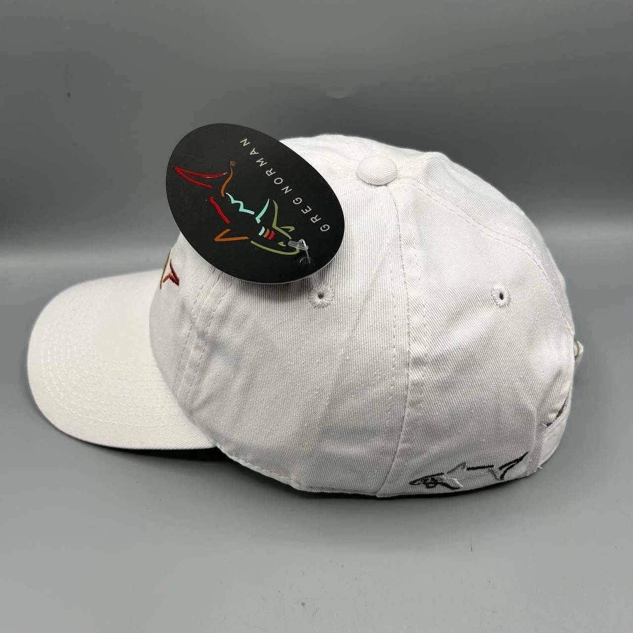 Greg Norman Greg Norman Golf Hat Men Embroidered Strap Back Cap Cotton Size ONE SIZE - 6 Thumbnail