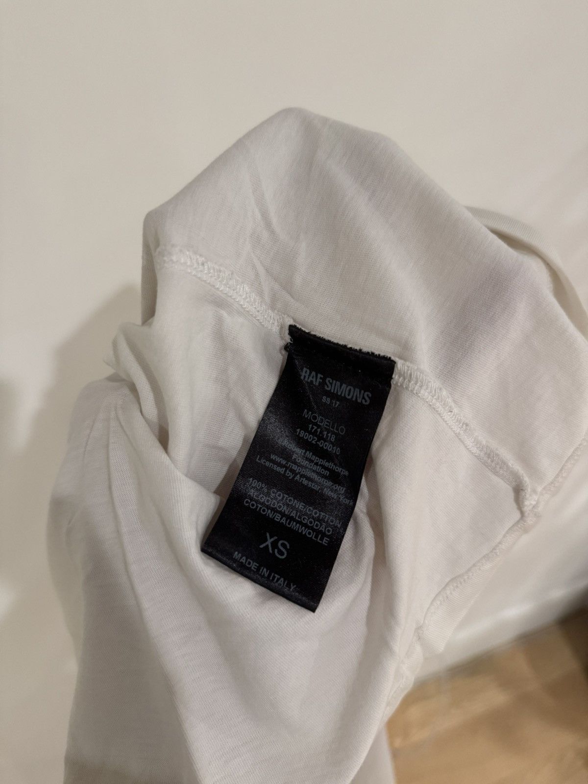 Raf Simons Raf Simons SS17 Mapplethorpe Tee Size US XS / EU 42 / 0 - 6 Thumbnail